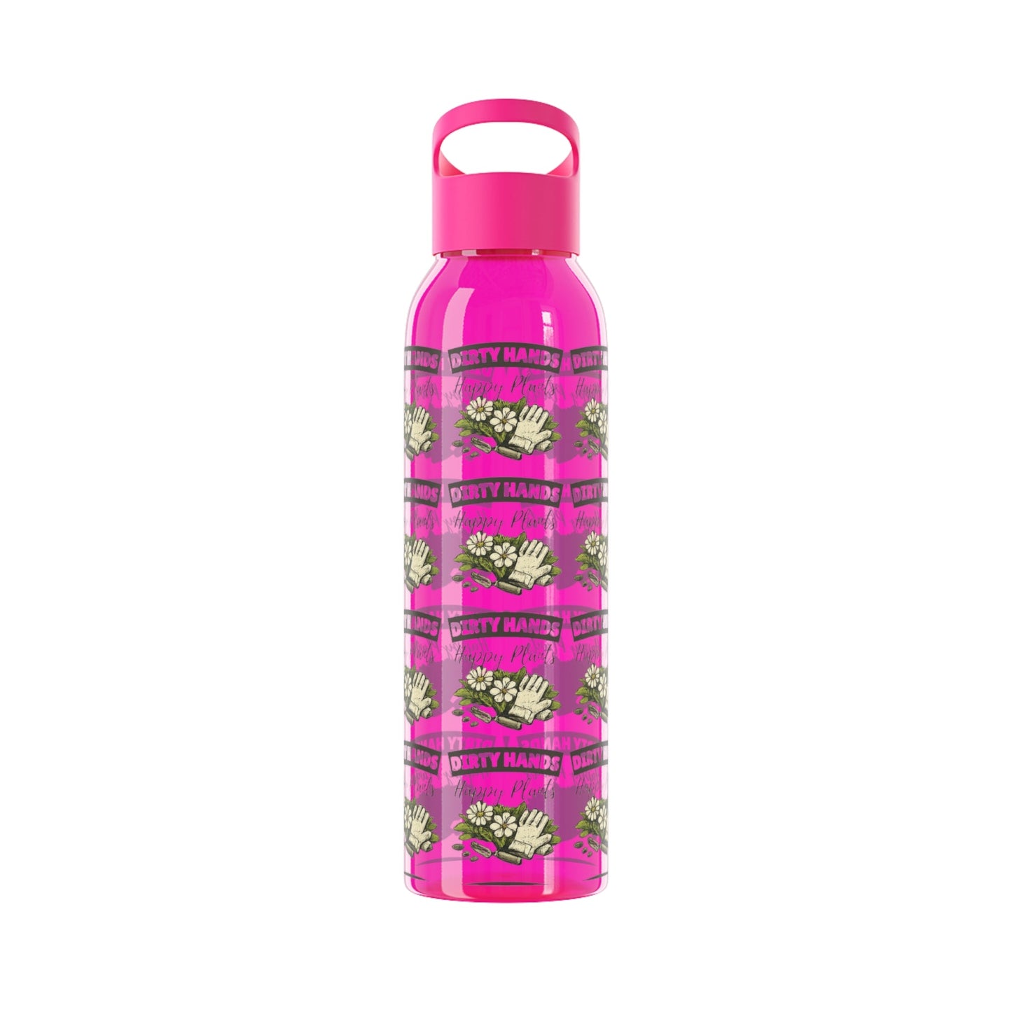 Dirty Hands Happy Plants Gardeners Water Bottle - SJM Print Store