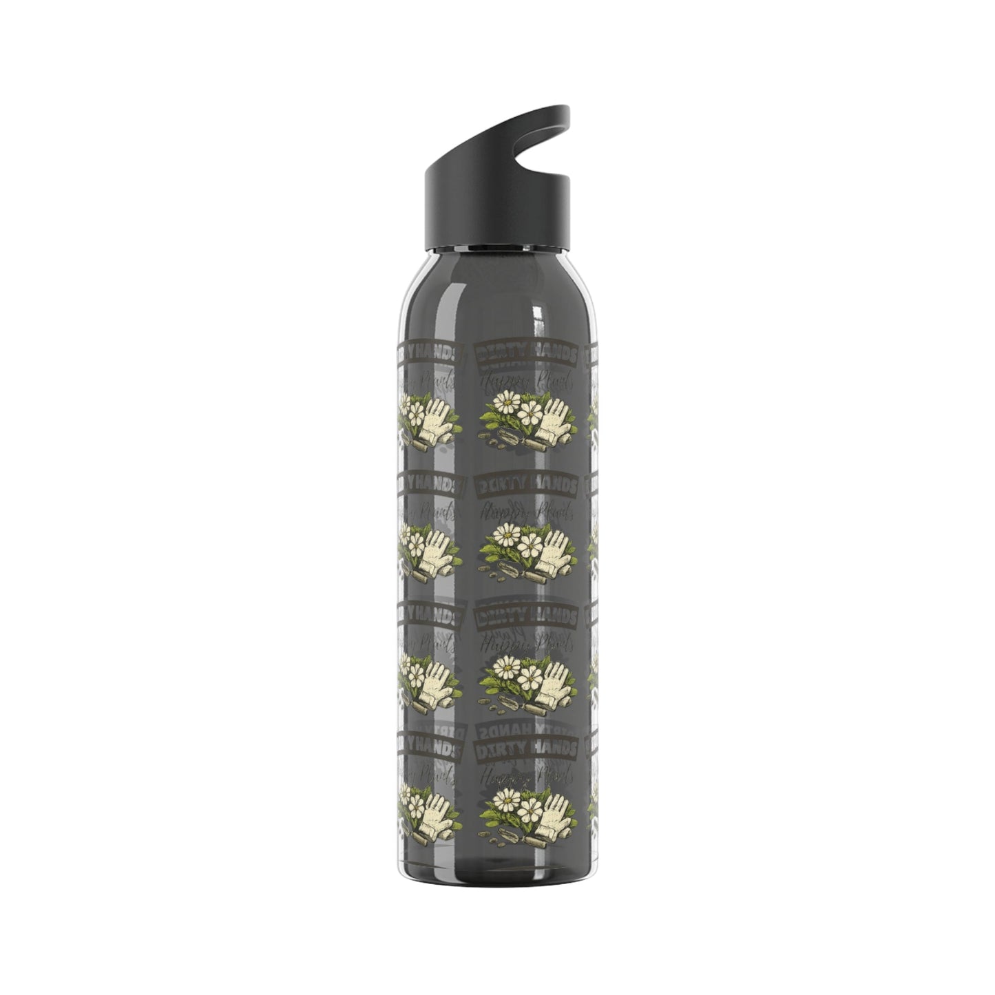 Dirty Hands Happy Plants Gardeners Water Bottle - SJM Print Store