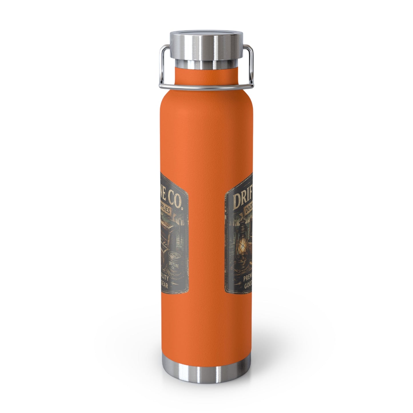 Driftline Co. Dockside Supplies 22oz Vacuum Water Bottle — Insulated Stainless Steel - SJM Print Store