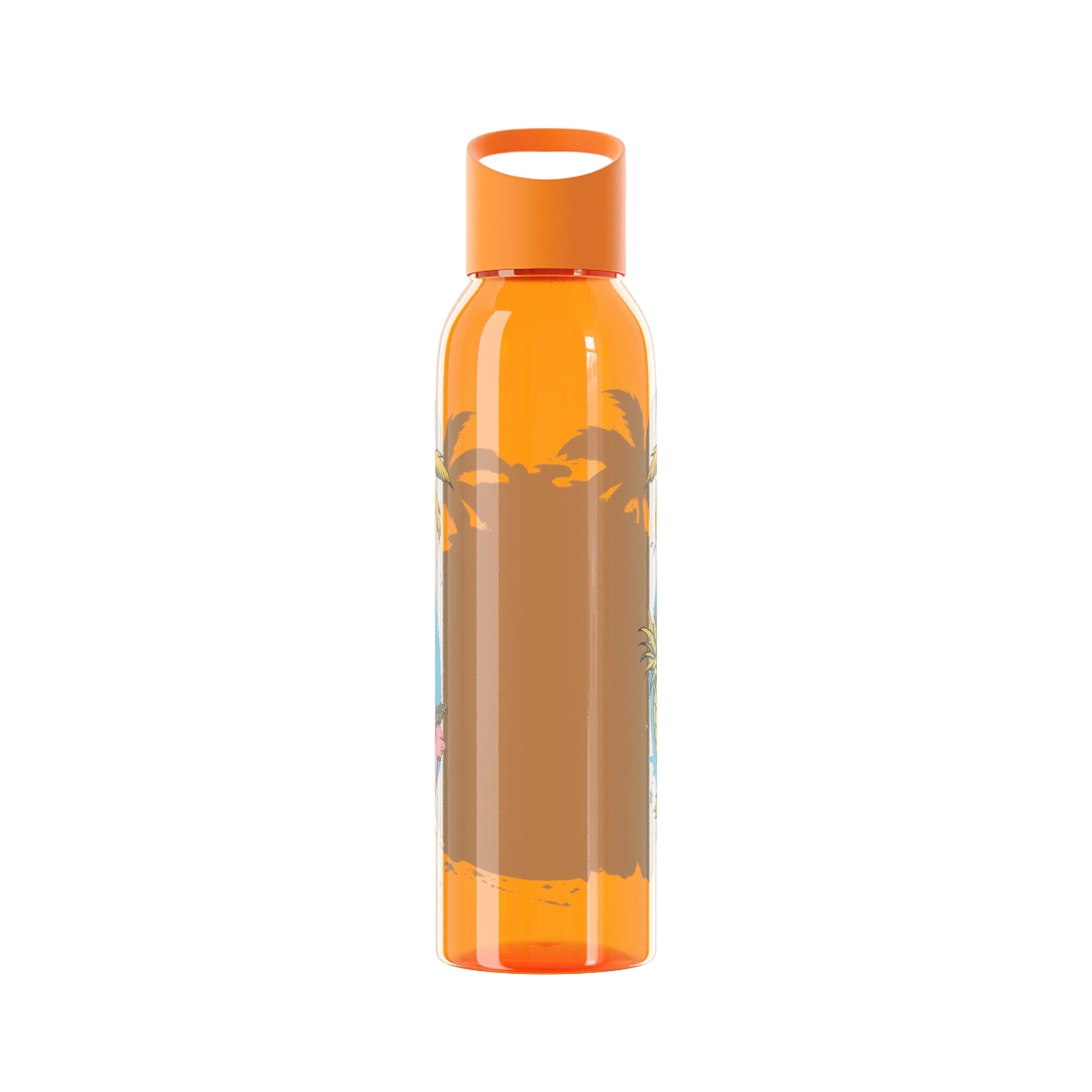 Easy Living Co and the Living is Easy Tropical Reusable Water Bottle | Beach & Summer Sports Bottle - SJM Print Store
