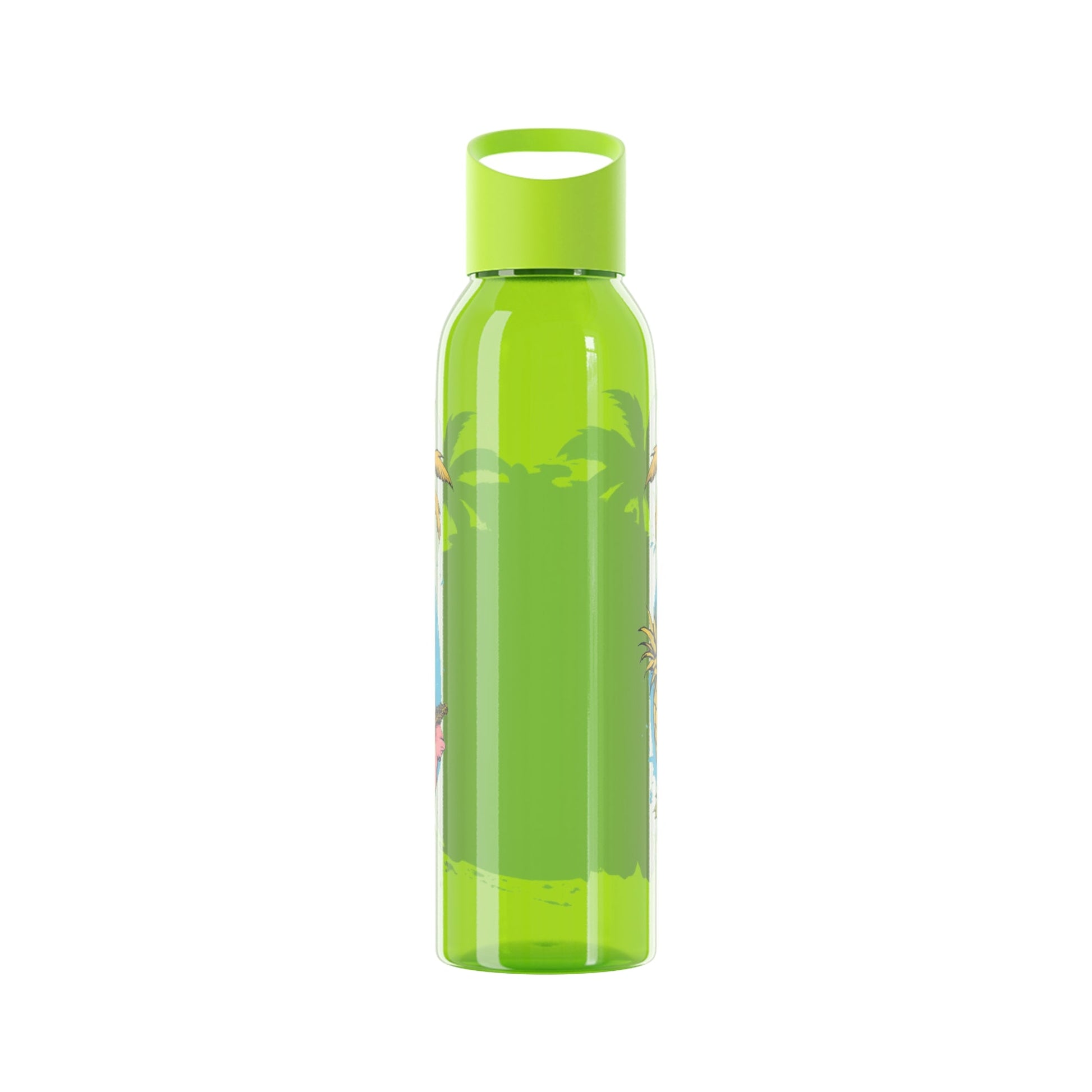 Easy Living Co and the Living is Easy Tropical Reusable Water Bottle | Beach & Summer Sports Bottle - SJM Print Store