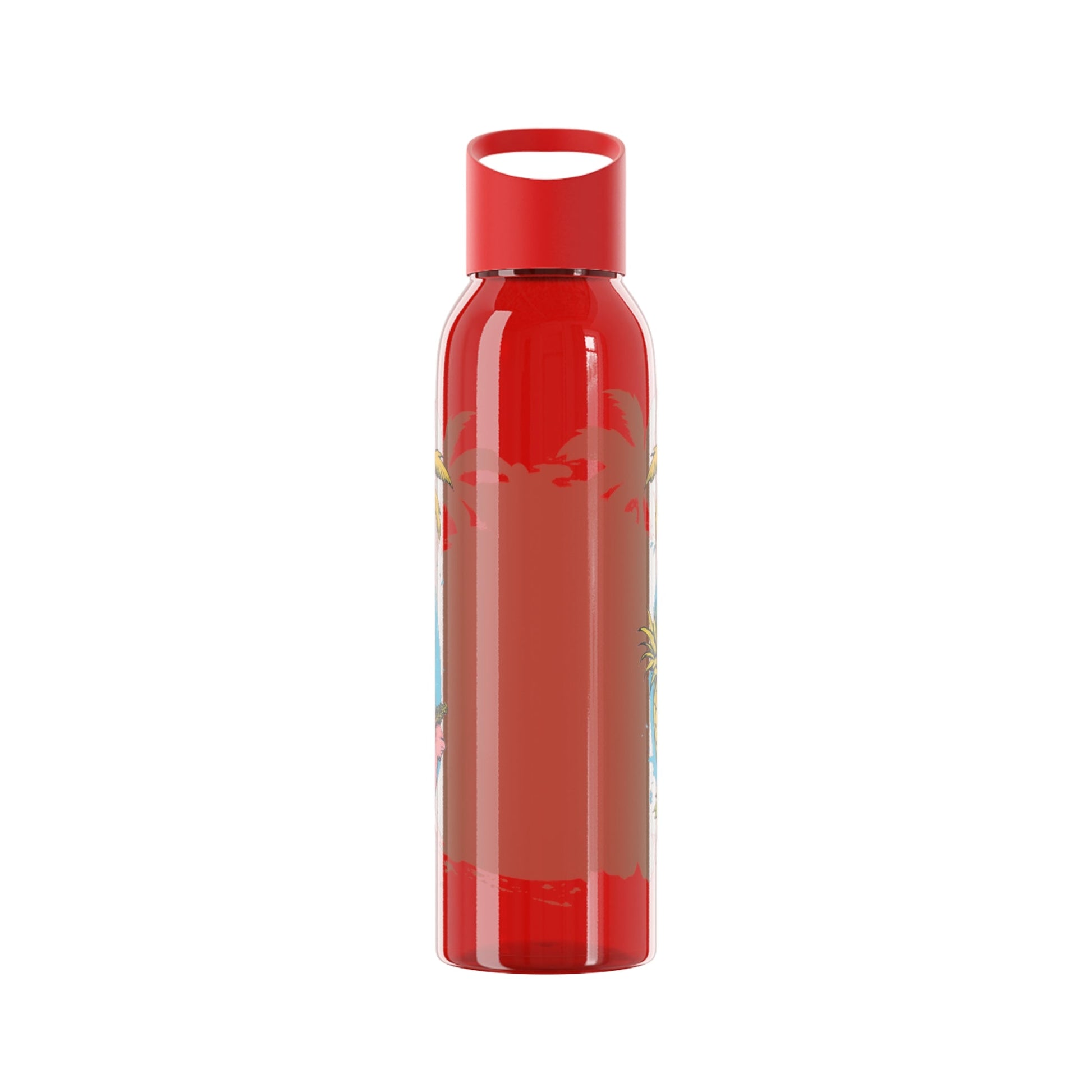 Easy Living Co and the Living is Easy Tropical Reusable Water Bottle | Beach & Summer Sports Bottle - SJM Print Store