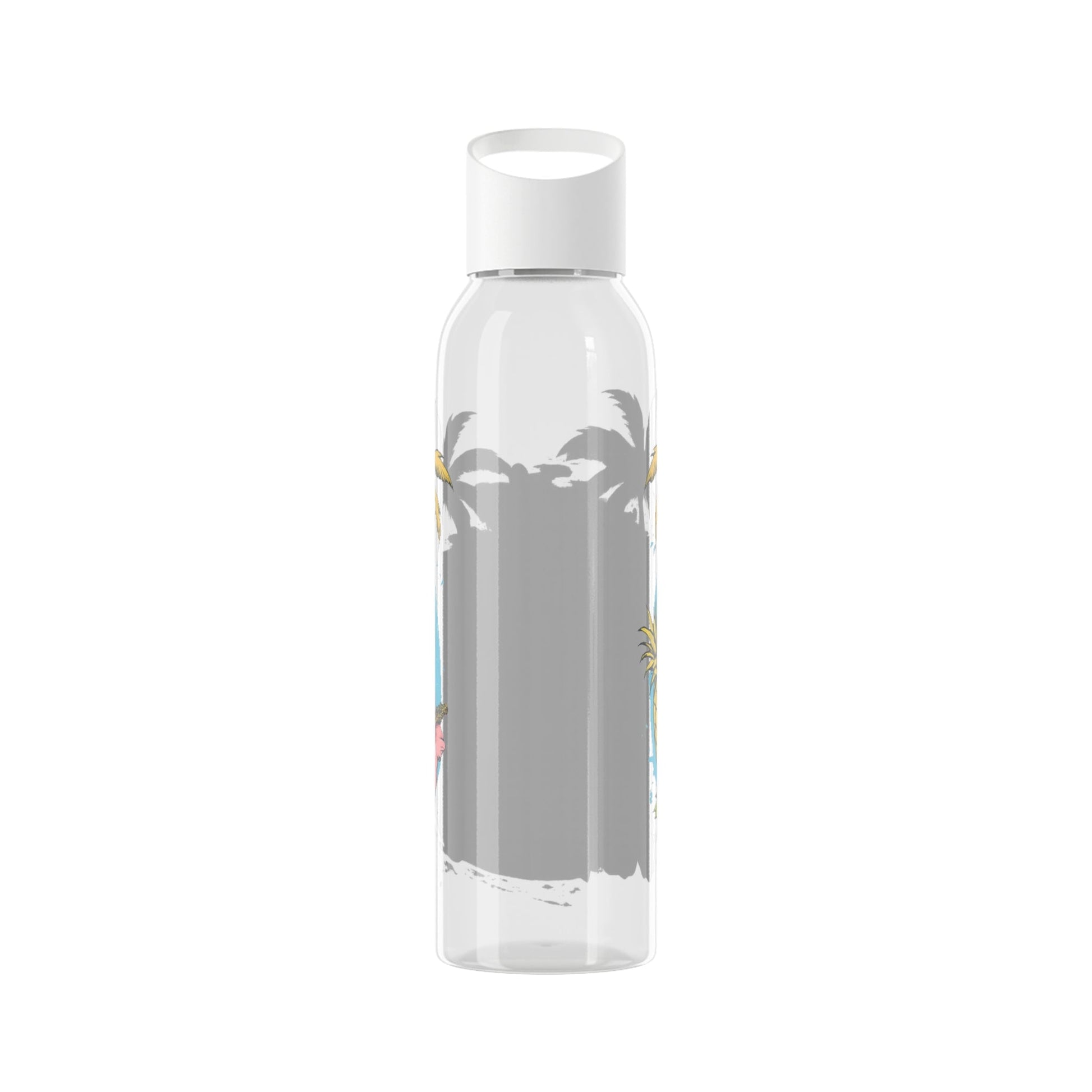 Easy Living Co and the Living is Easy Tropical Reusable Water Bottle | Beach & Summer Sports Bottle - SJM Print Store
