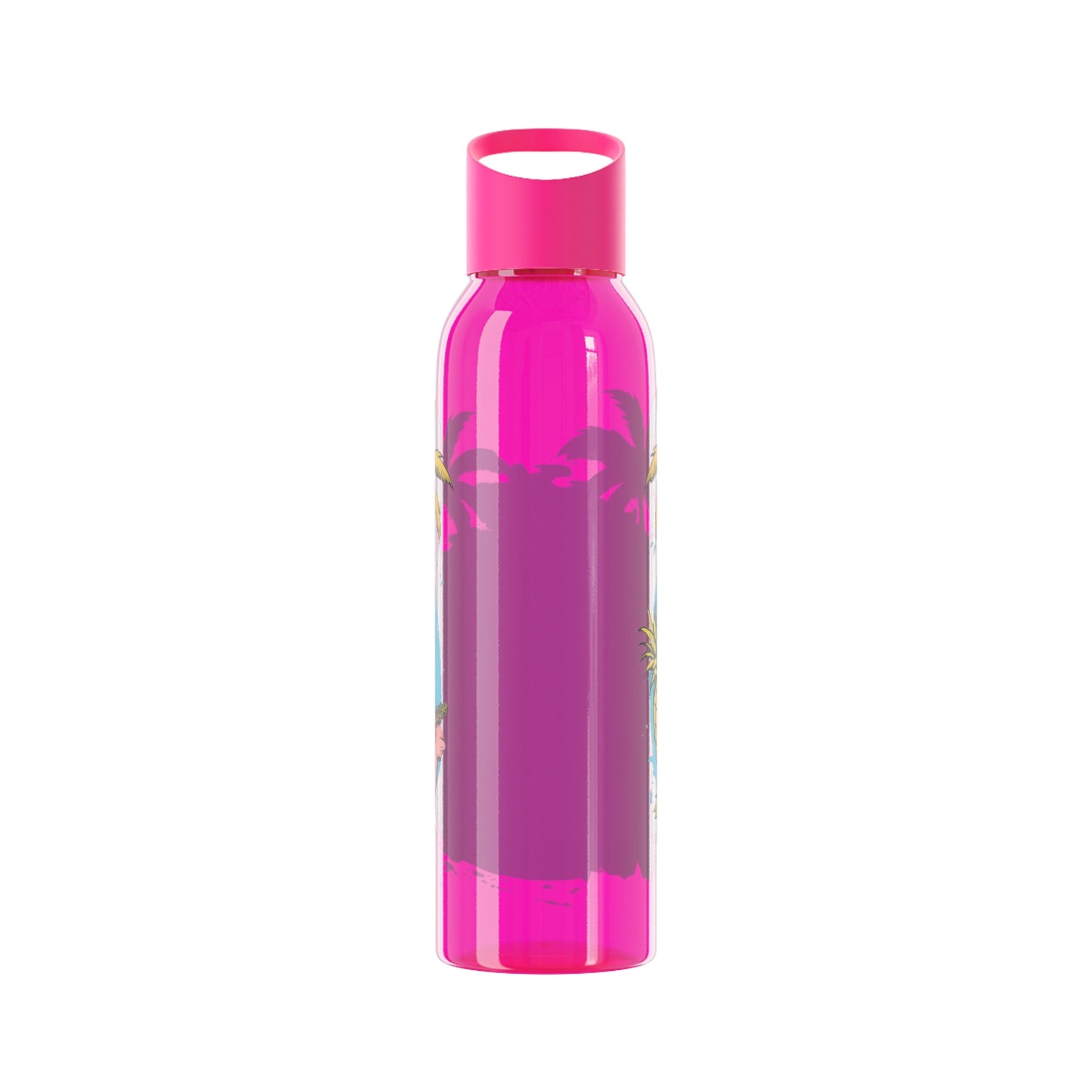 Easy Living Co and the Living is Easy Tropical Reusable Water Bottle | Beach & Summer Sports Bottle - SJM Print Store