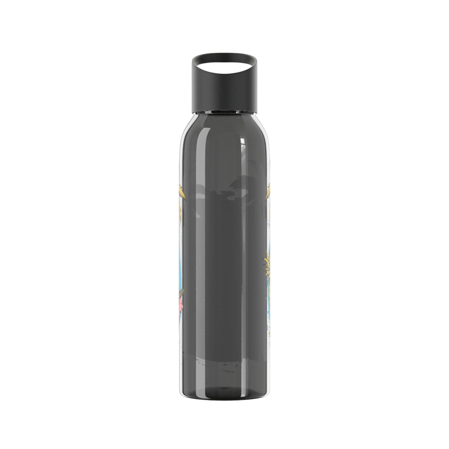 Easy Living Co and the Living is Easy Tropical Reusable Water Bottle | Beach & Summer Sports Bottle - SJM Print Store