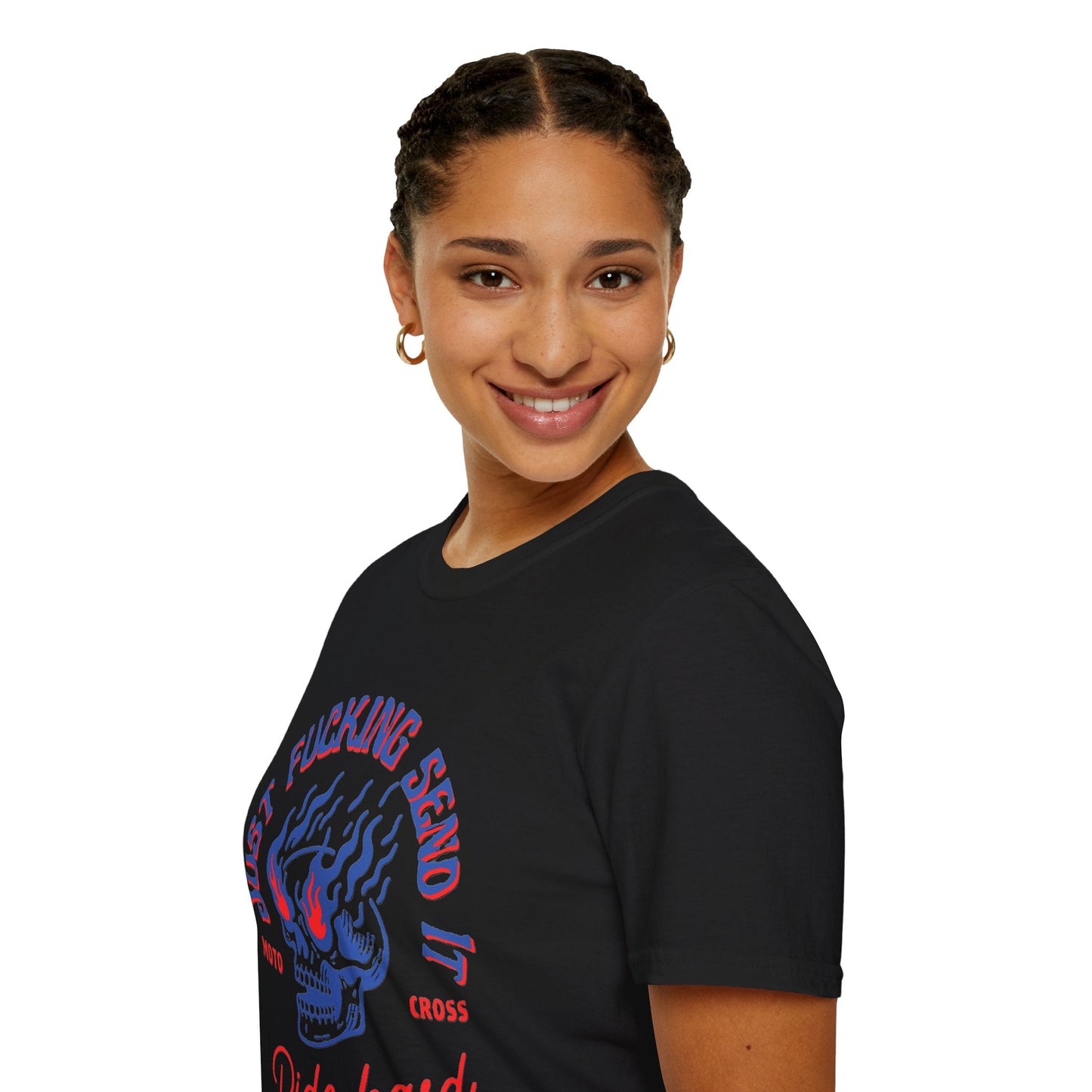Edgy Ride Hard Motocross T-Shirt - SJM Print Store