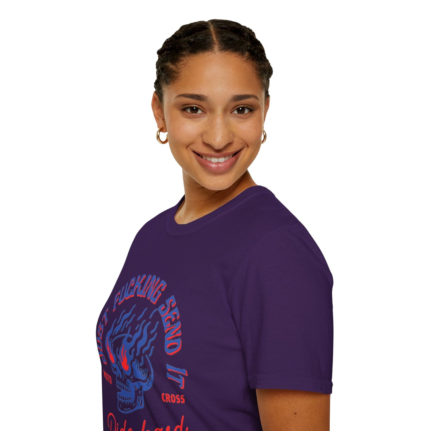 Edgy Ride Hard Motocross T-Shirt - SJM Print Store