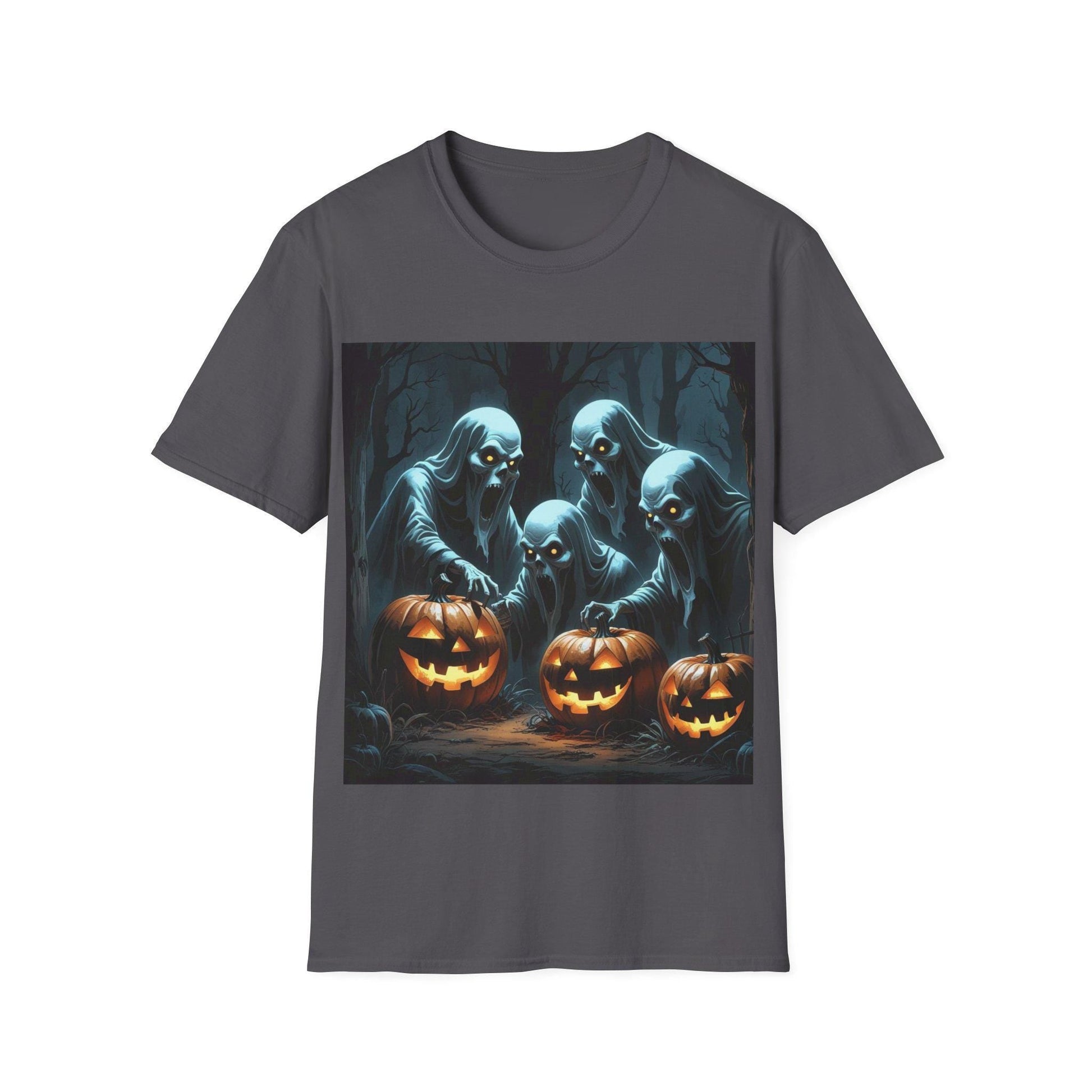 Eerie Ghosts Halloween T-Shirt: Unisex Spooky T-Shirt - SJM Print Store