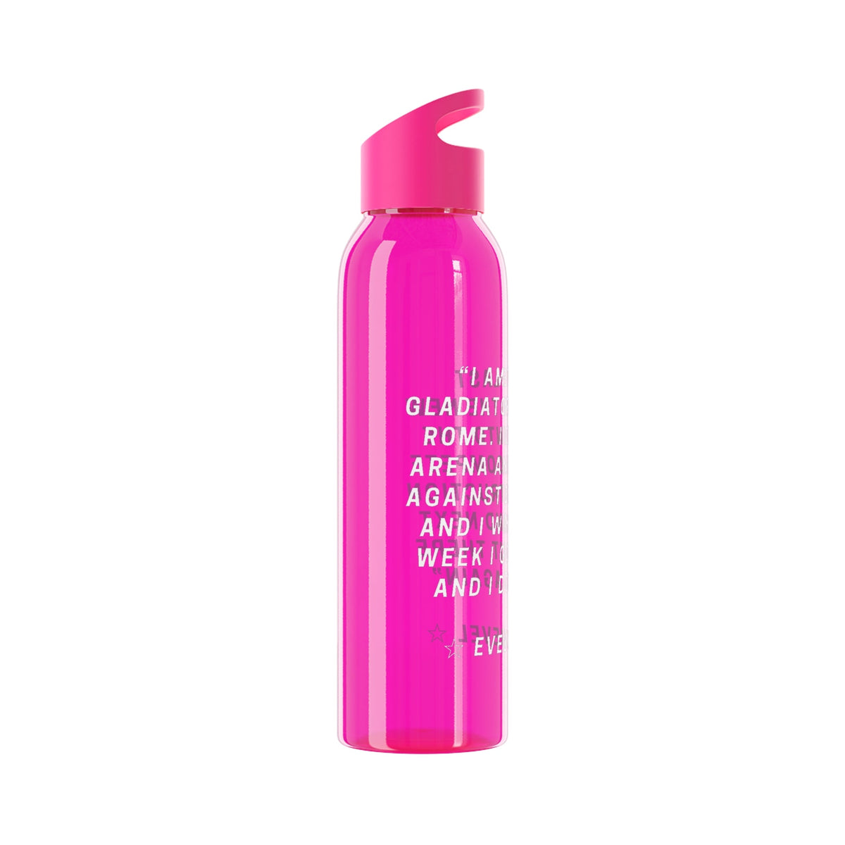 Evel Kneivel Legends Quote Water Bottle - SJM Print Store