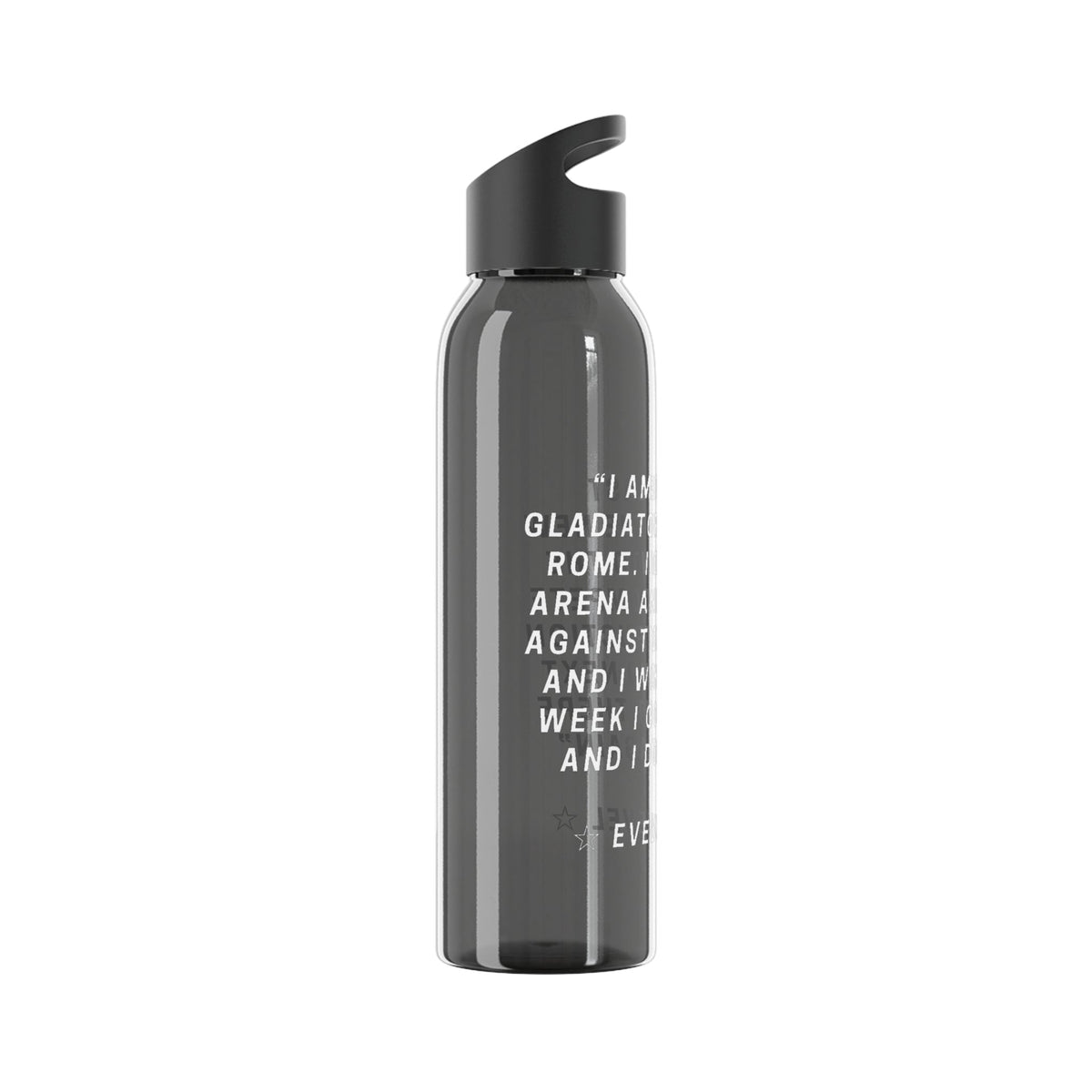 Evel Kneivel Legends Quote Water Bottle - SJM Print Store