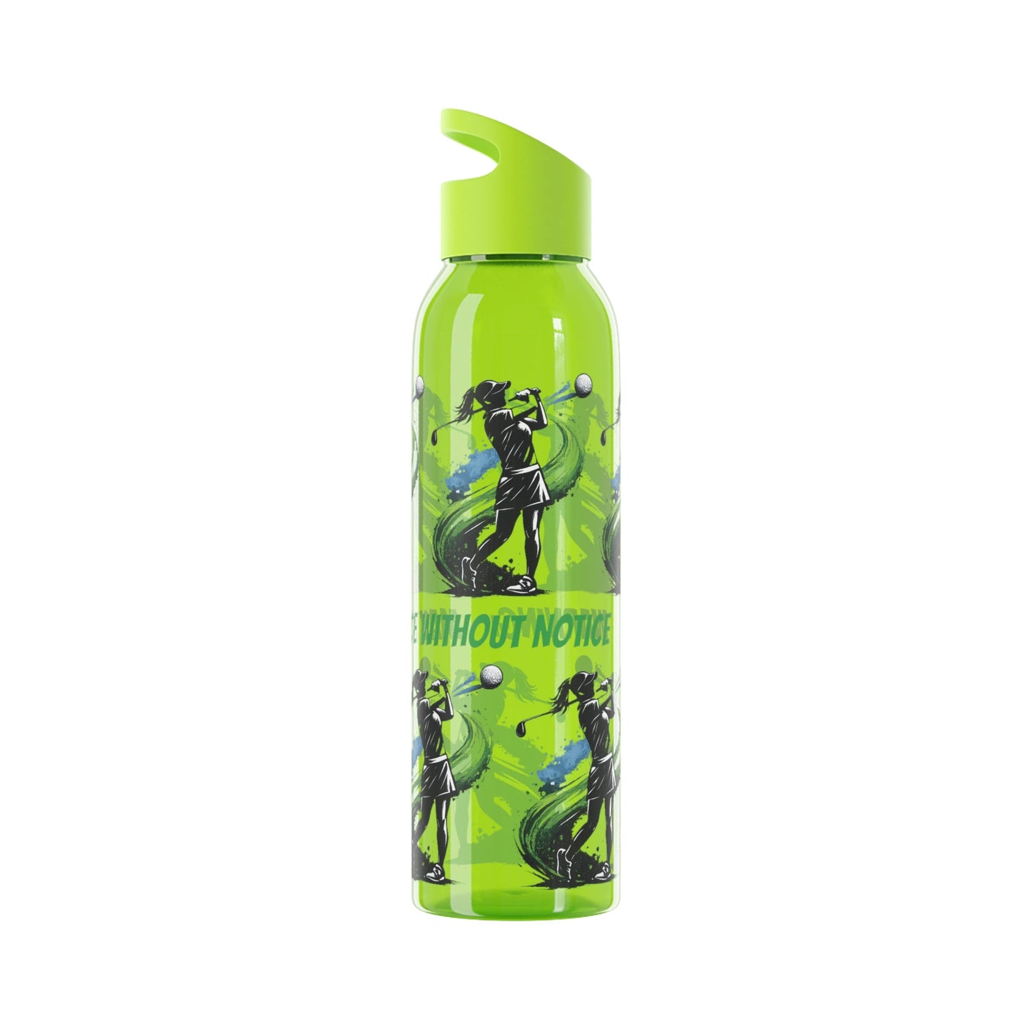 Female Golfer Graphic Water Bottle with sassy slogan - SJM Print Store