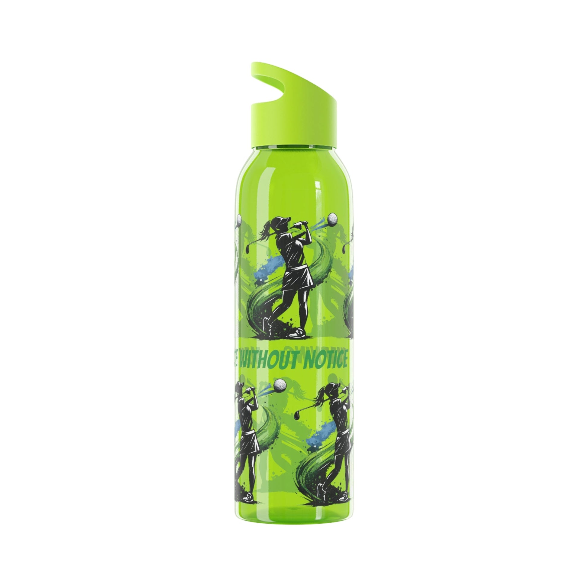 Female Golfer Graphic Water Bottle with sassy slogan - SJM Print Store
