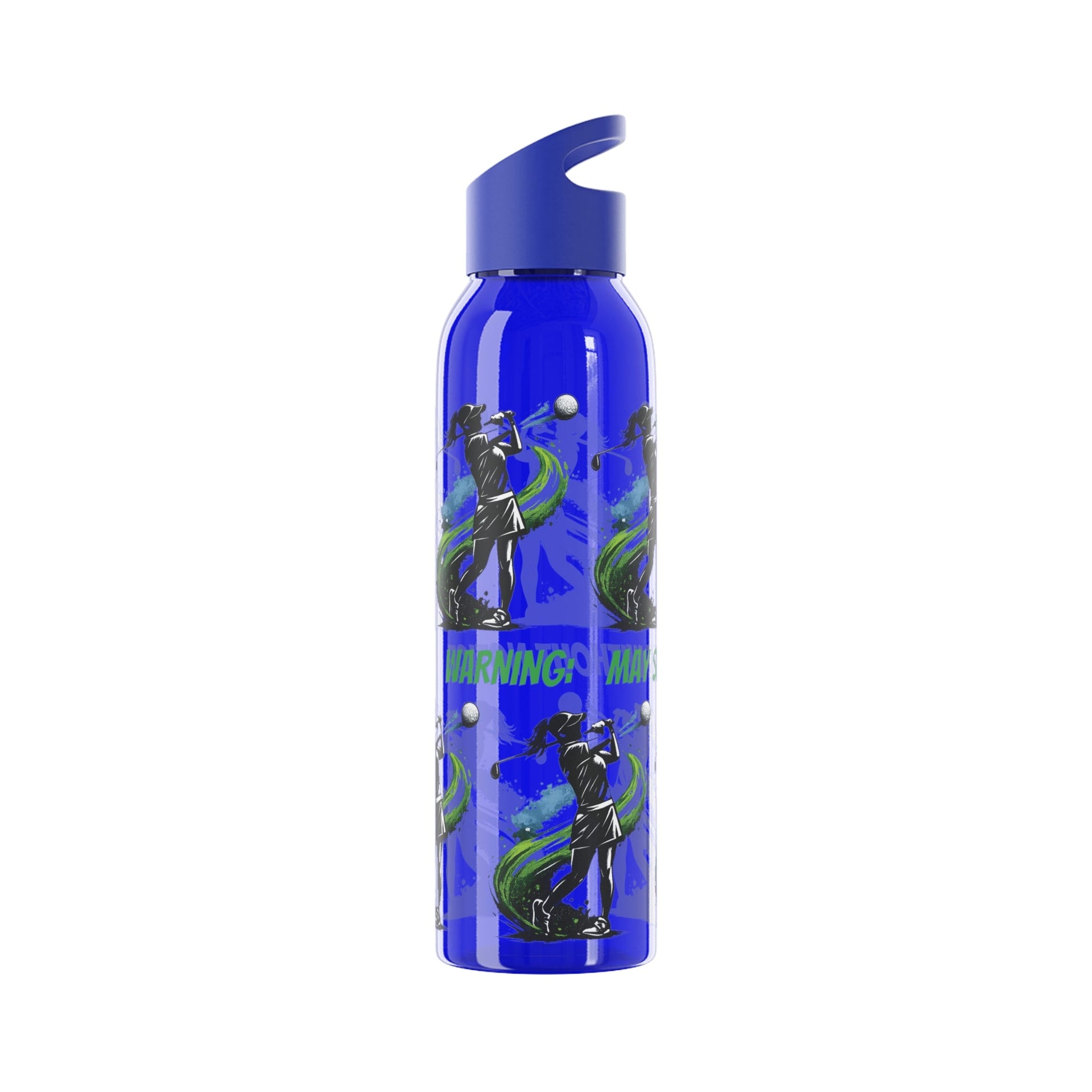 Female Golfer Graphic Water Bottle with sassy slogan - SJM Print Store