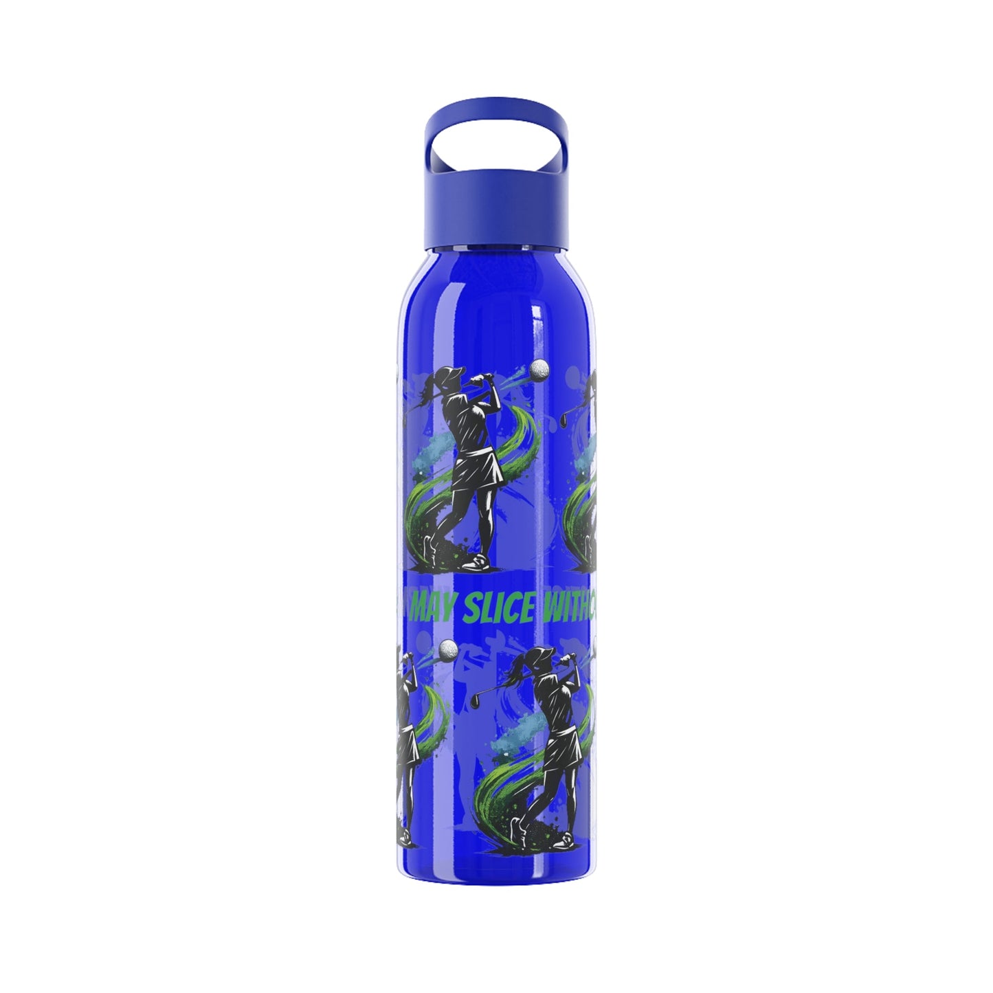 Female Golfer Graphic Water Bottle with sassy slogan - SJM Print Store