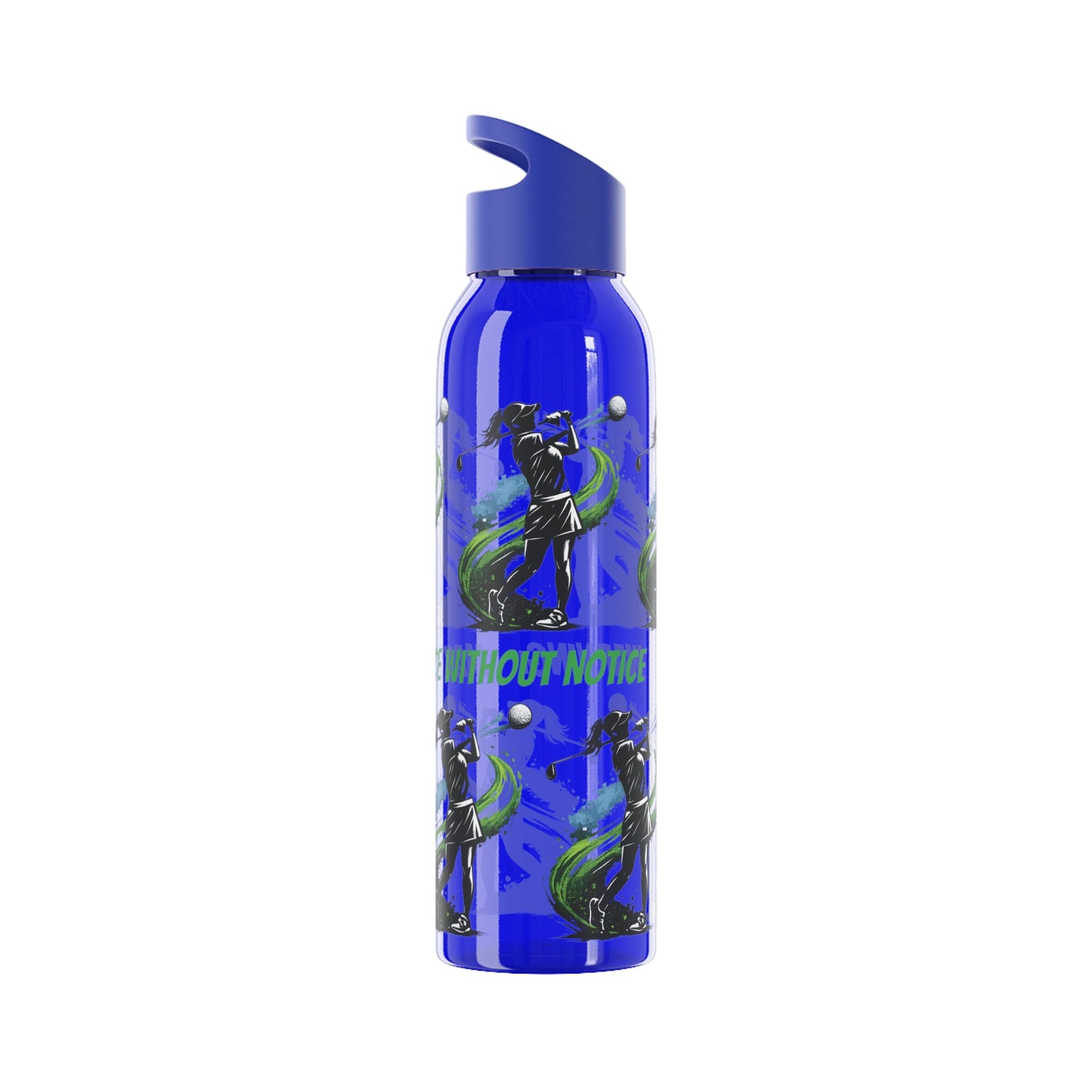 Female Golfer Graphic Water Bottle with sassy slogan - SJM Print Store