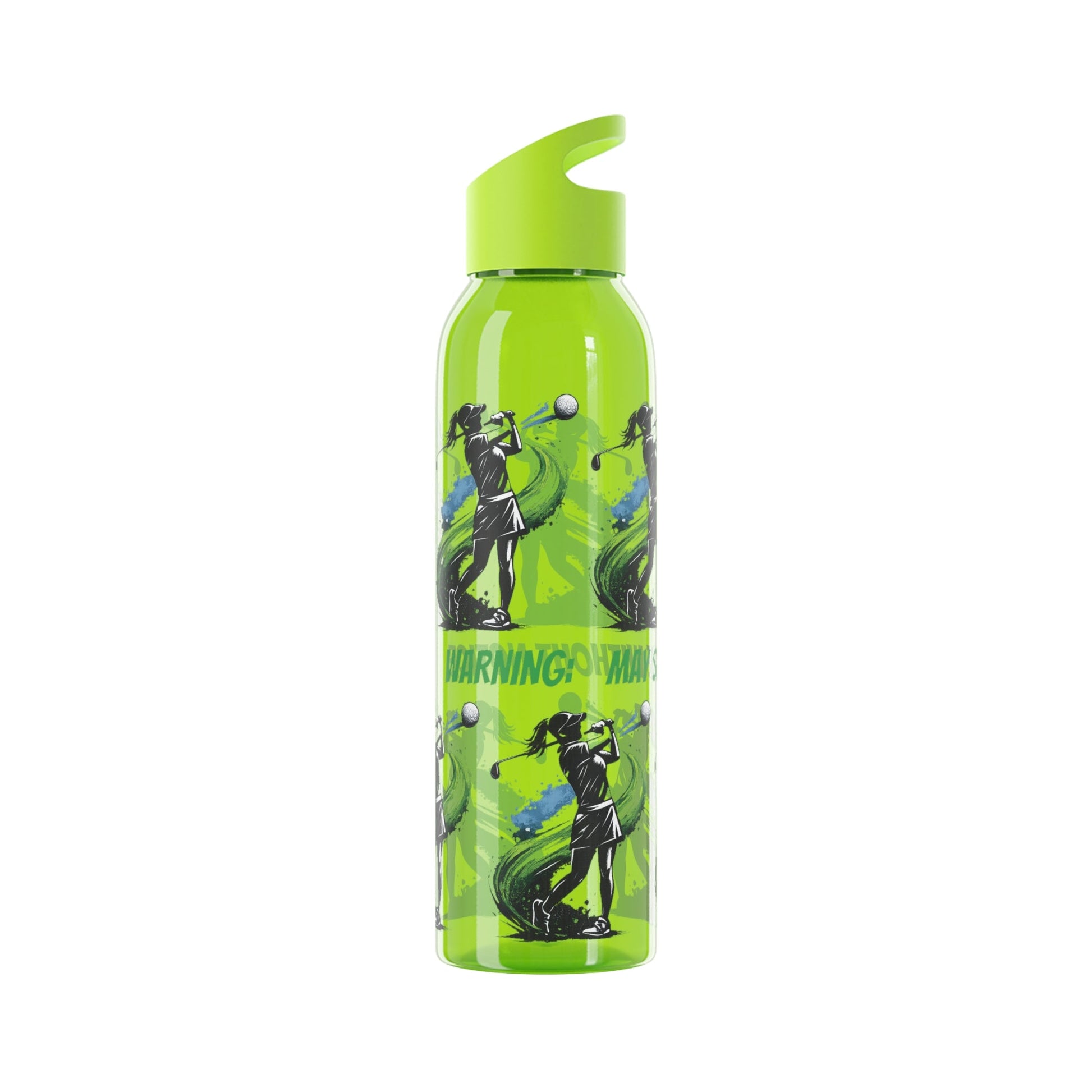 Female Golfer Graphic Water Bottle with sassy slogan - SJM Print Store