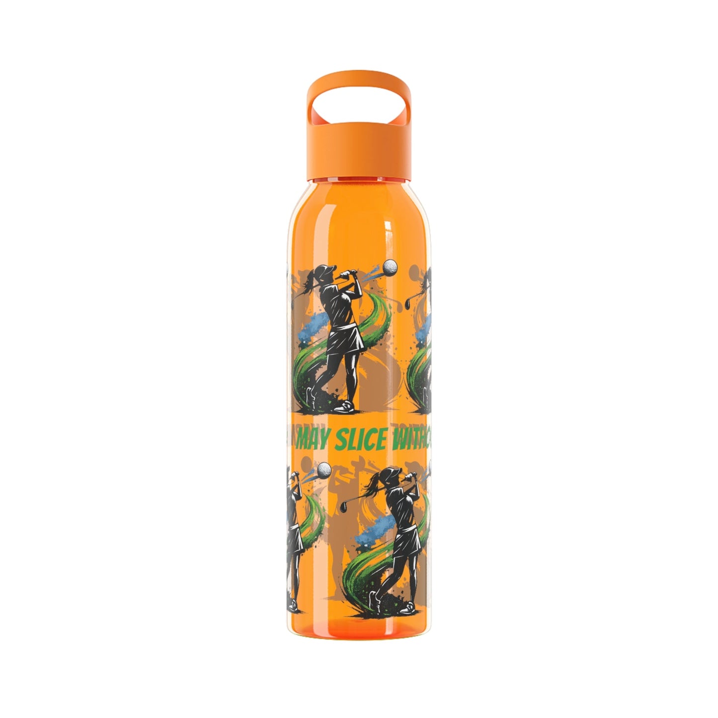 Female Golfer Graphic Water Bottle with sassy slogan - SJM Print Store