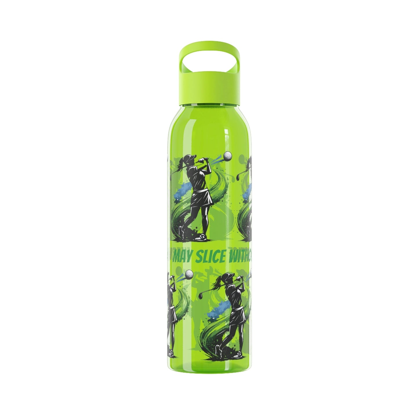 Female Golfer Graphic Water Bottle with sassy slogan - SJM Print Store