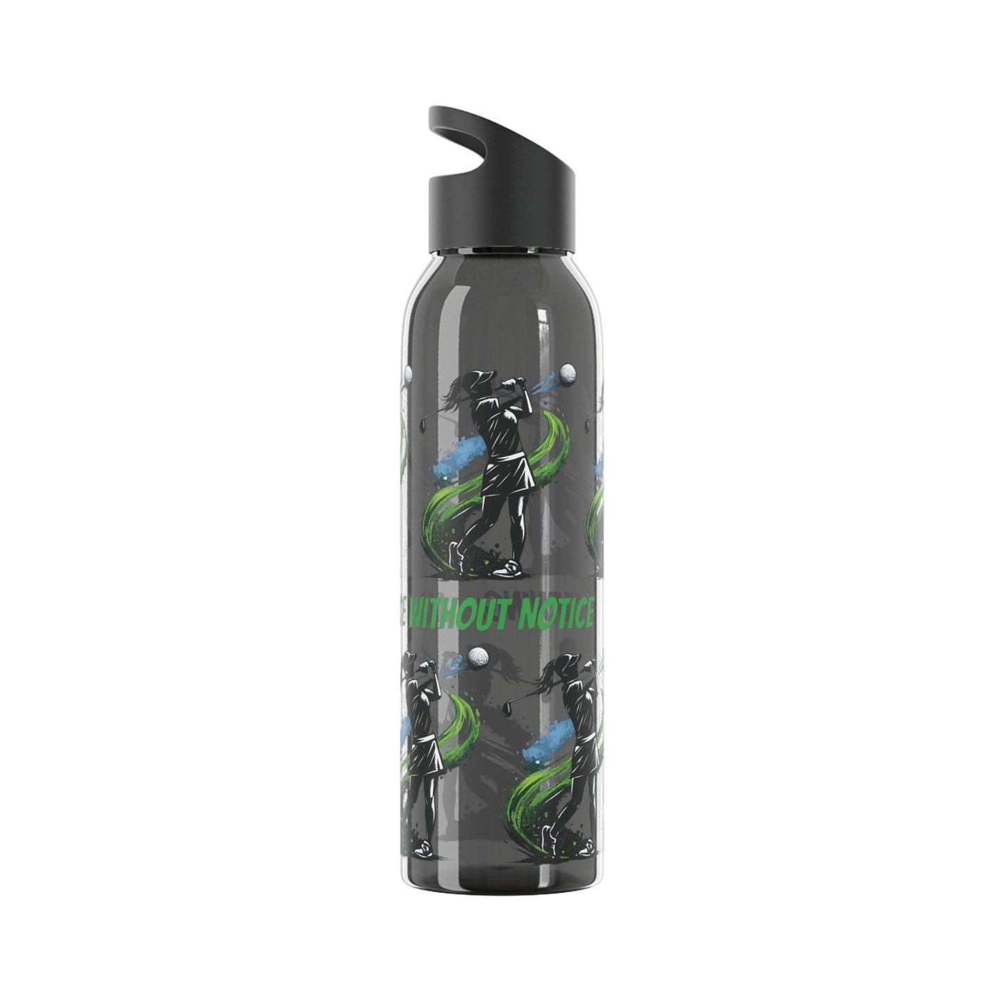 Female Golfer Graphic Water Bottle with sassy slogan - SJM Print Store