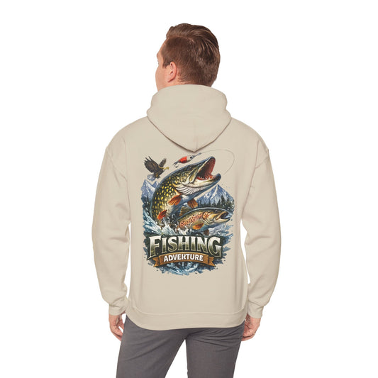 Fishing Adventure Graphic Fishing Hoodie - SJM Print Store