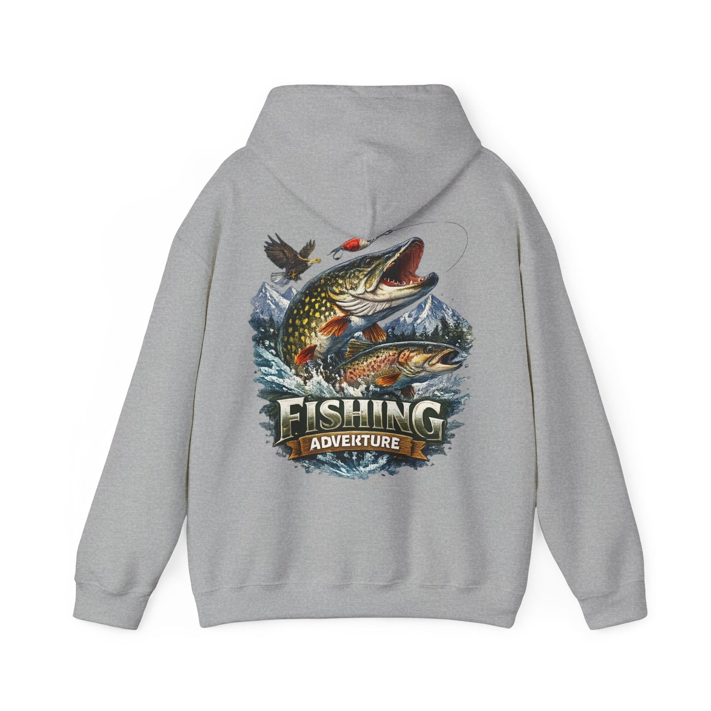 Fishing Adventure Graphic Fishing Hoodie - SJM Print Store