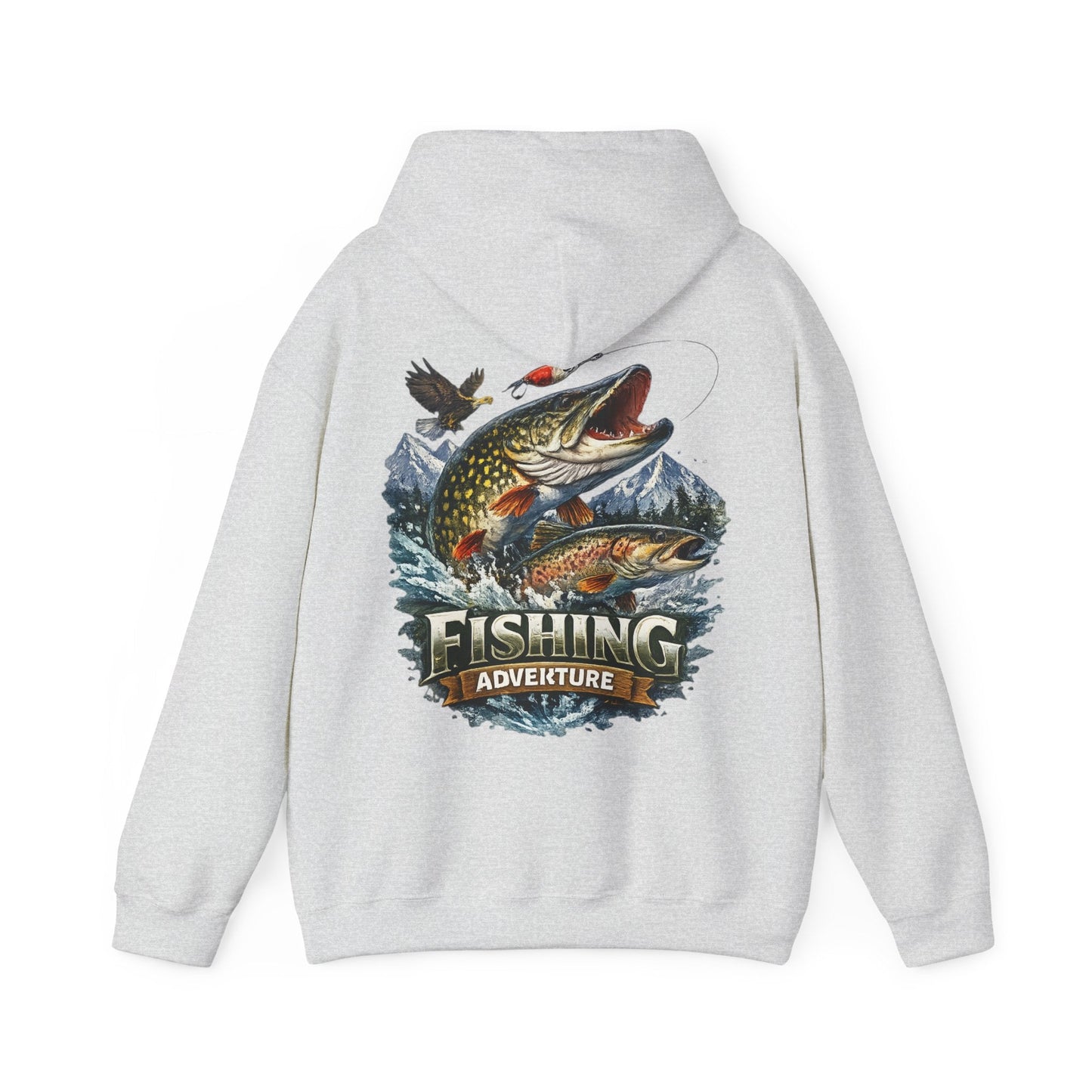Fishing Adventure Graphic Fishing Hoodie - SJM Print Store