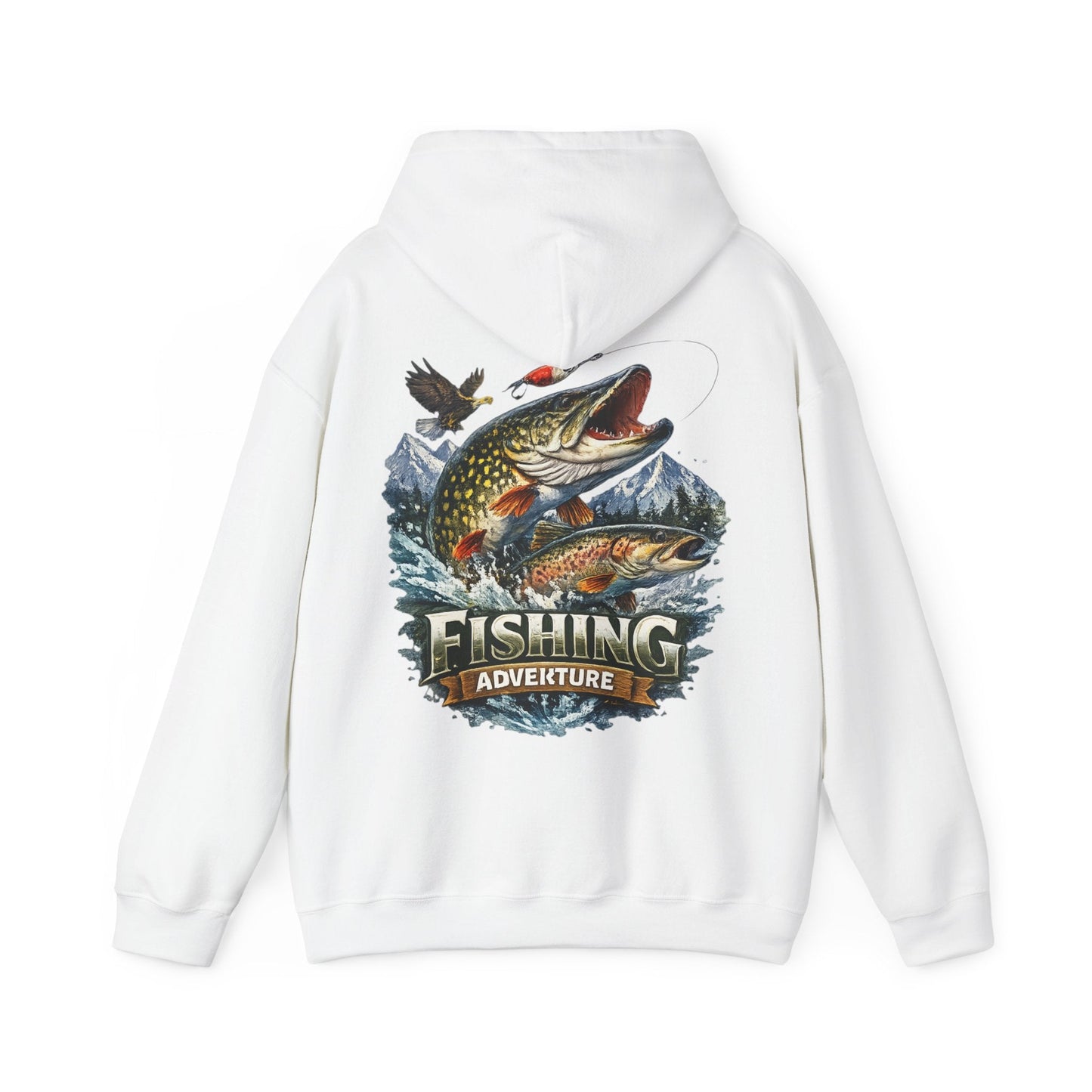 Fishing Adventure Graphic Fishing Hoodie - SJM Print Store