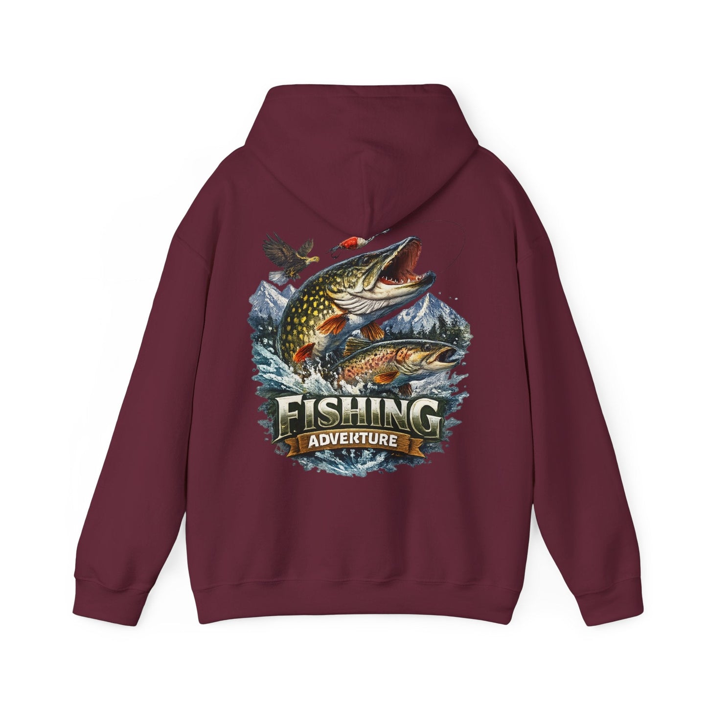 Fishing Adventure Graphic Fishing Hoodie - SJM Print Store