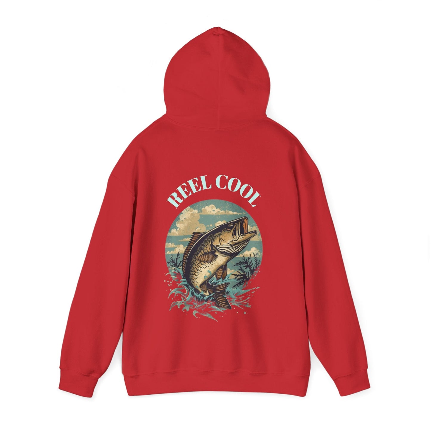 Fishing Hoodie â€” â€œReel Coolâ€ Fishing Graphic Hooded Sweatshirt - SJM Print Store