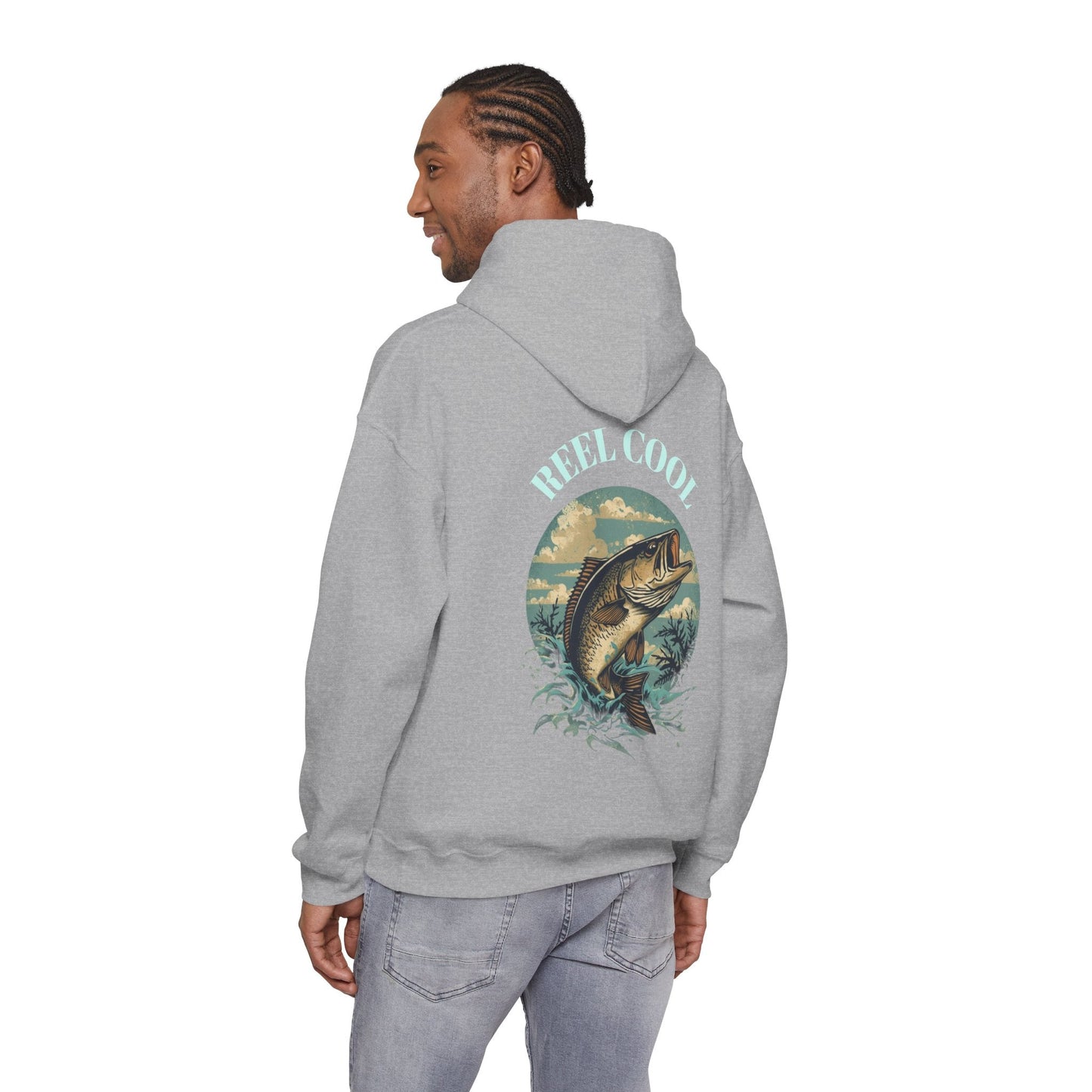 Fishing Hoodie â€” â€œReel Coolâ€ Fishing Graphic Hooded Sweatshirt - SJM Print Store
