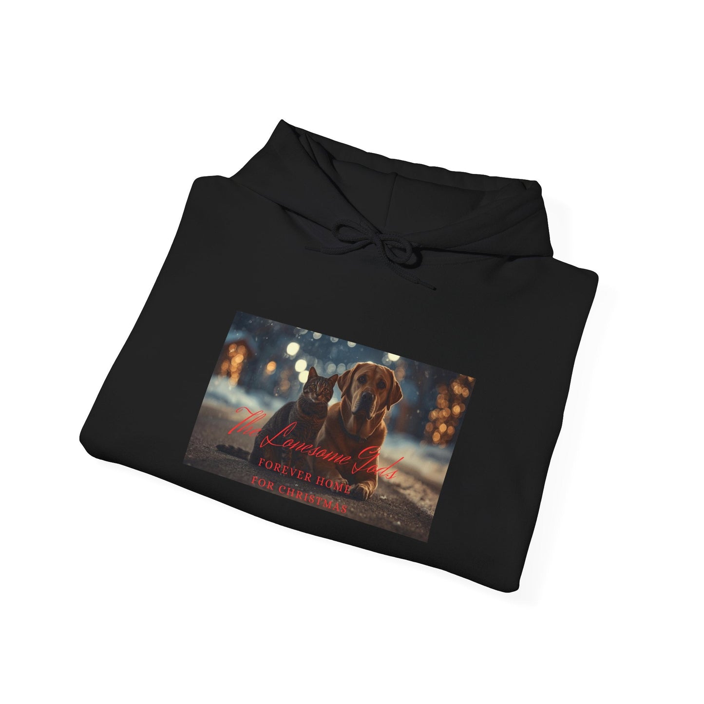 Forever Home for Christmas The Lonesome Gods Band Merch Hoodie - SJM Print Store