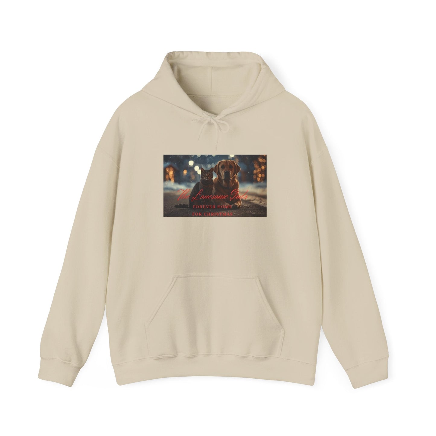 Forever Home for Christmas The Lonesome Gods Band Merch Hoodie - SJM Print Store