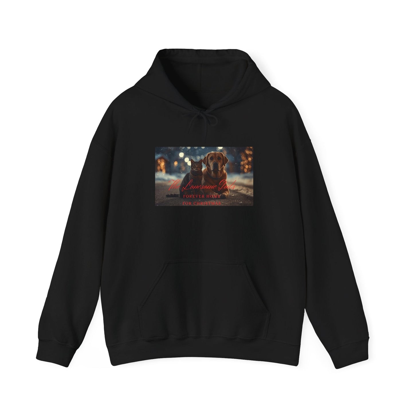 Forever Home for Christmas The Lonesome Gods Band Merch Hoodie - SJM Print Store