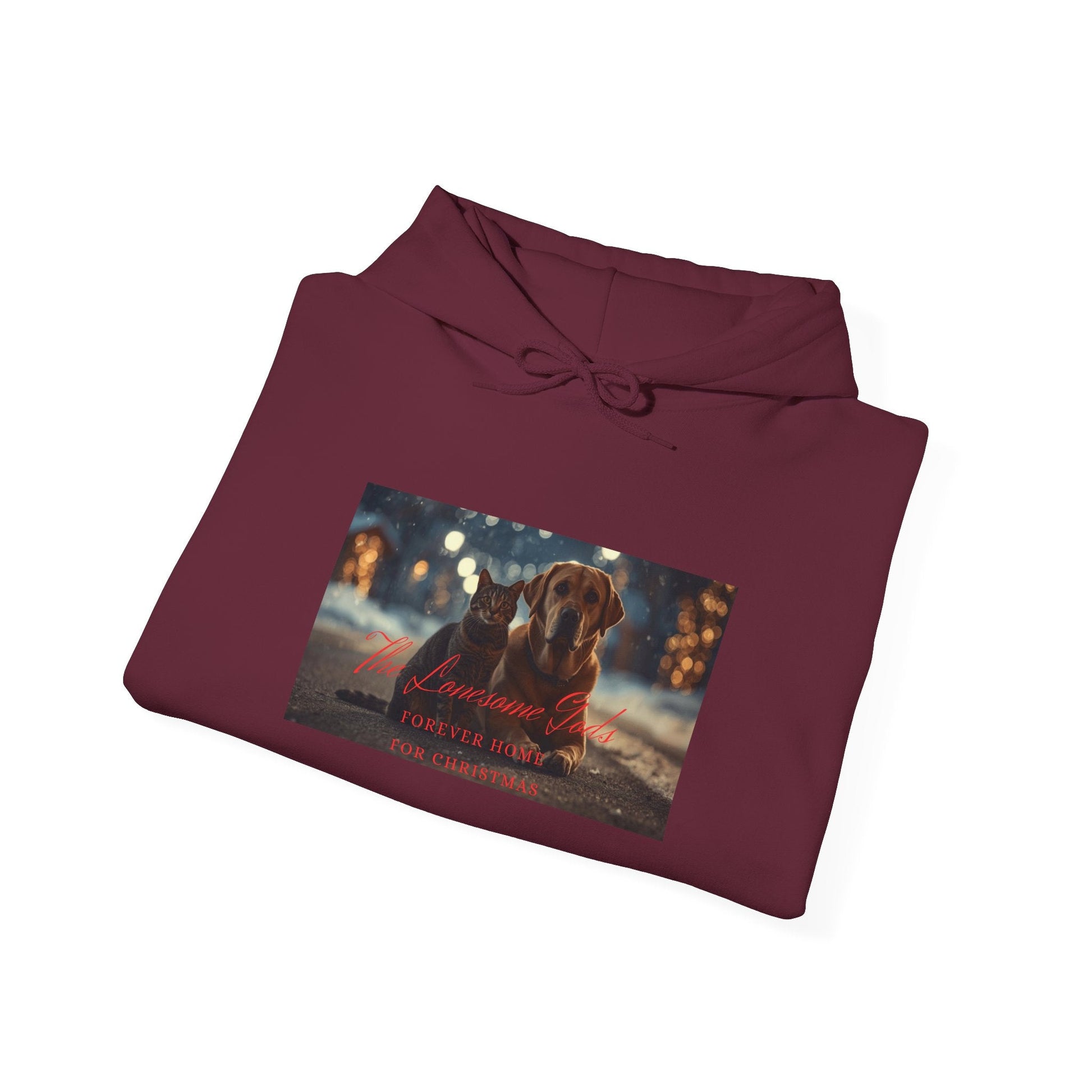 Forever Home for Christmas The Lonesome Gods Band Merch Hoodie - SJM Print Store