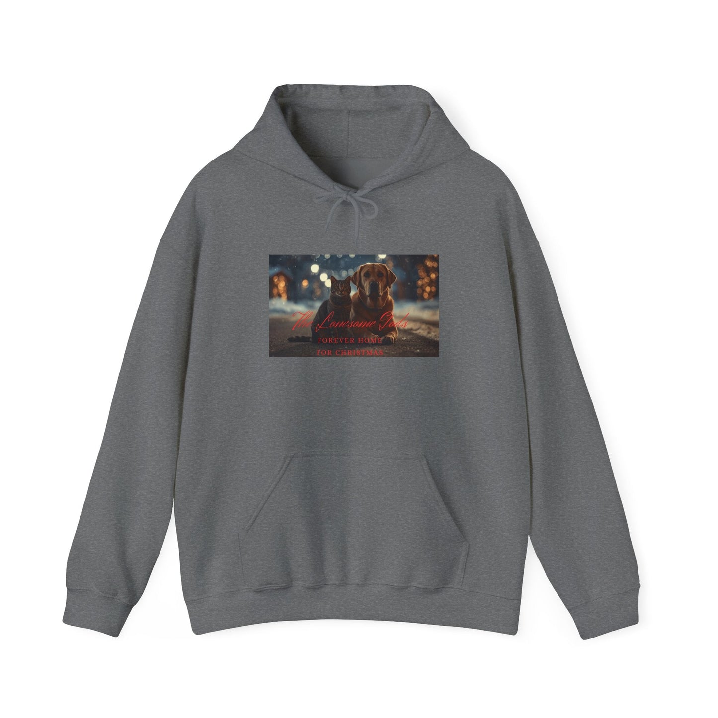 Forever Home for Christmas The Lonesome Gods Band Merch Hoodie - SJM Print Store