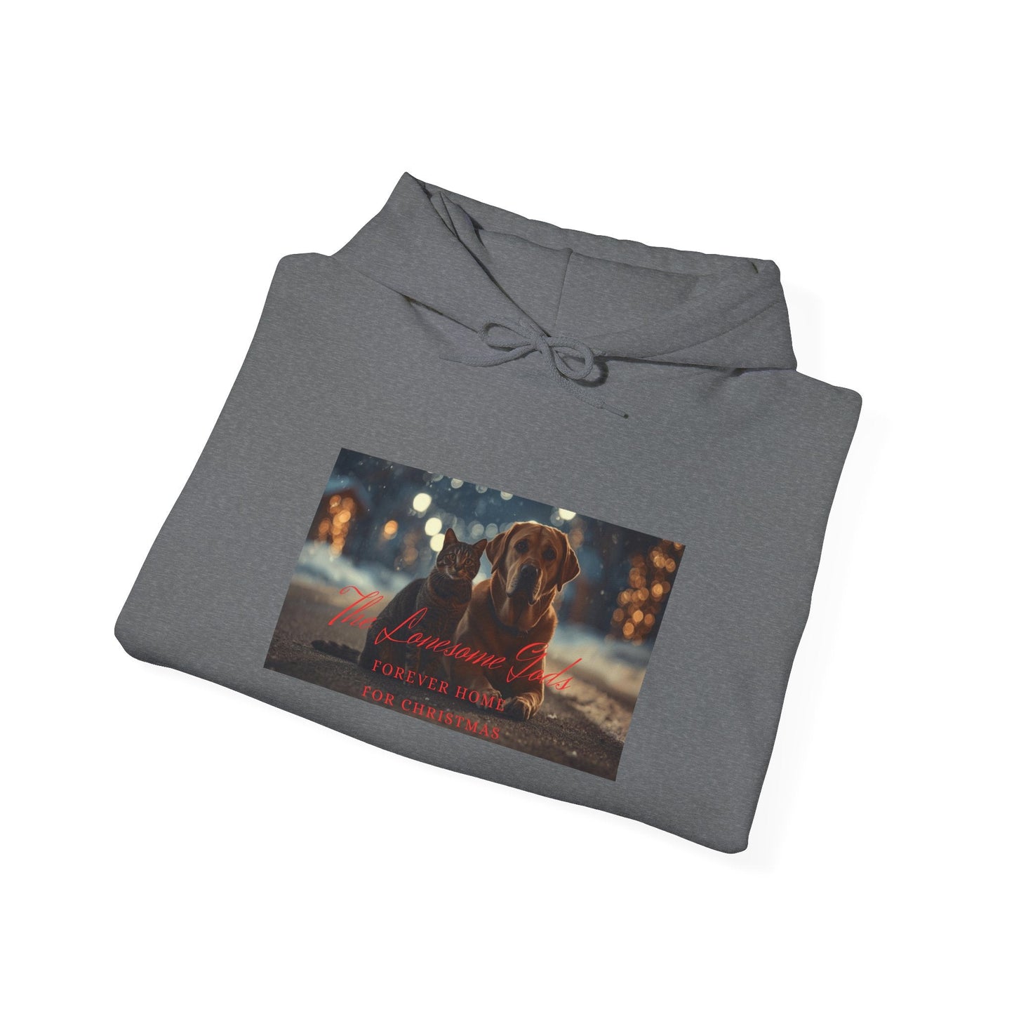 Forever Home for Christmas The Lonesome Gods Band Merch Hoodie - SJM Print Store
