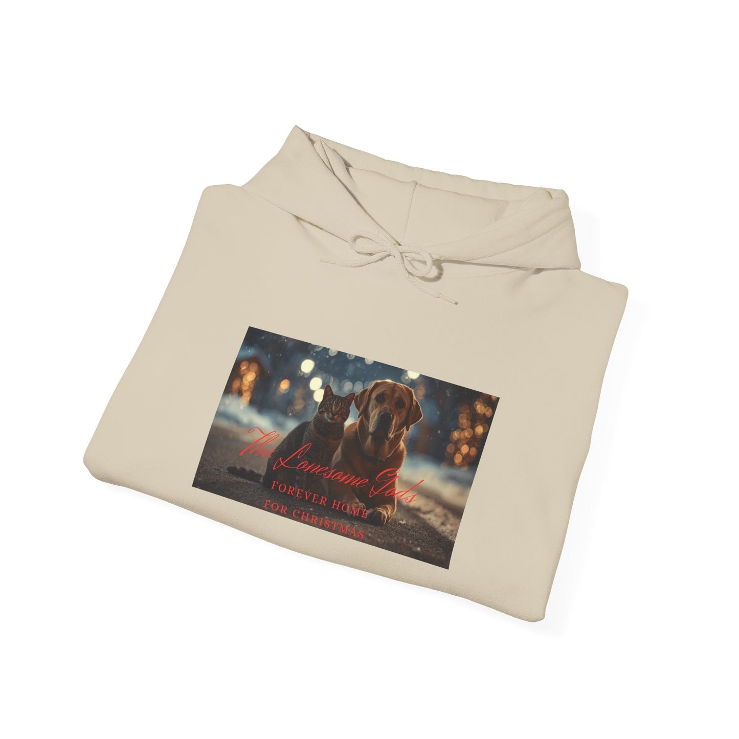 Forever Home for Christmas The Lonesome Gods Band Merch Hoodie - SJM Print Store