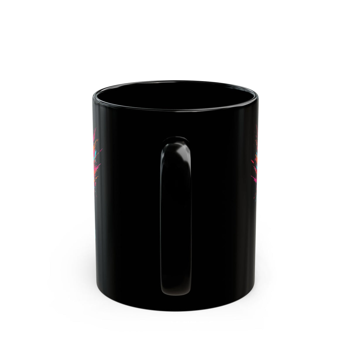 Fresh Start Fearless Heart Black Coffee Mug | Inspirational Ceramic Mug | Positive Mindset Gift | Gifts & Lifestyle - SJM Print Store