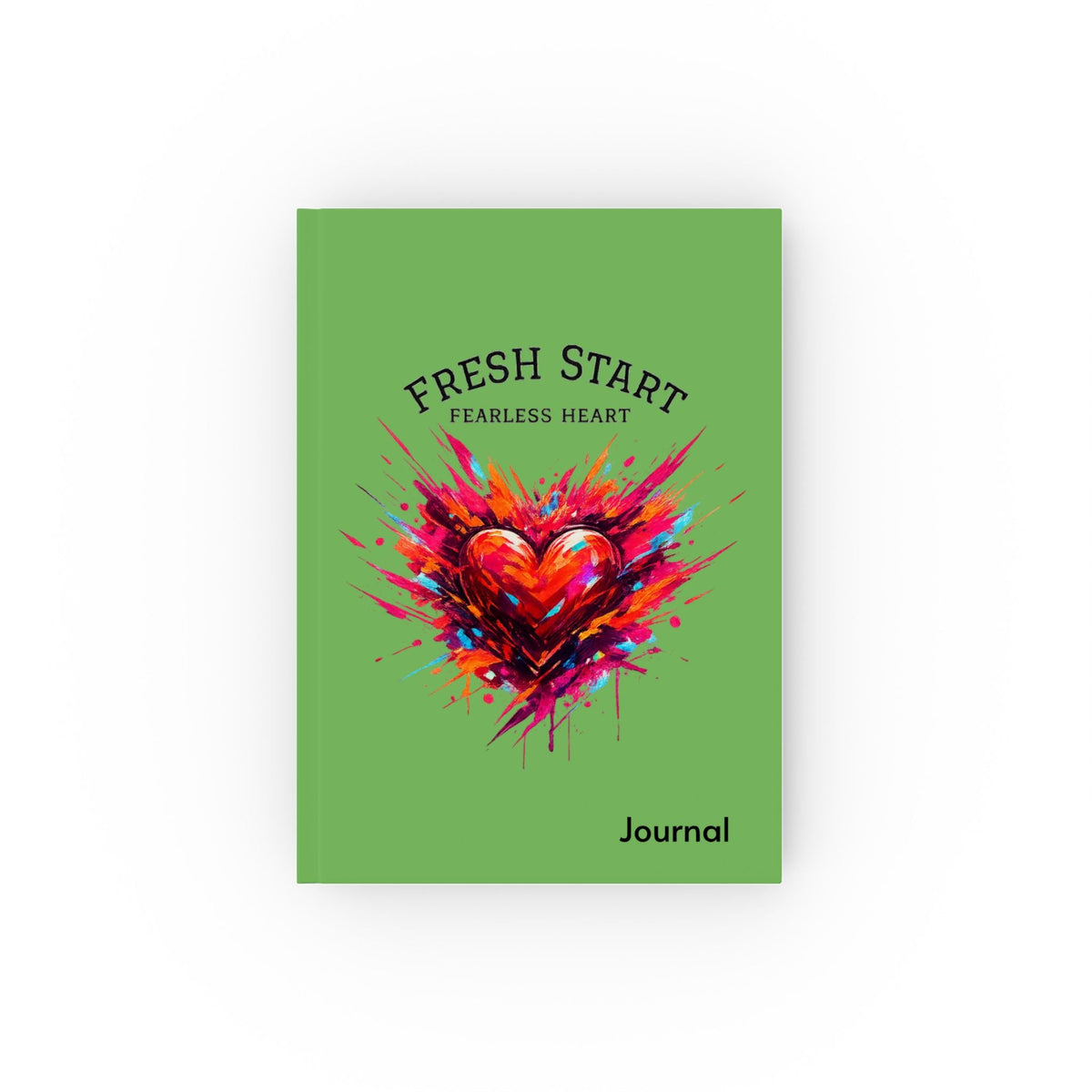 Fresh Start Fearless Heart Hardback Journal | Inspirational Notebook | Lined, Plain or Graph Pages | Gifts & Lifestyle - SJM Print Store