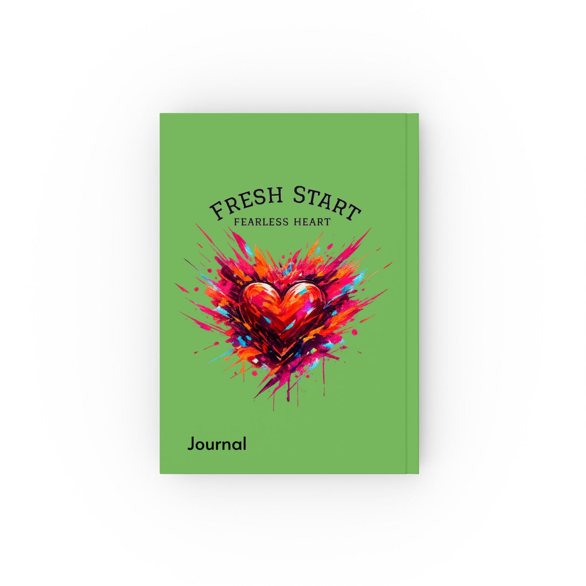 Fresh Start Fearless Heart Hardback Journal | Inspirational Notebook | Lined, Plain or Graph Pages | Gifts & Lifestyle - SJM Print Store