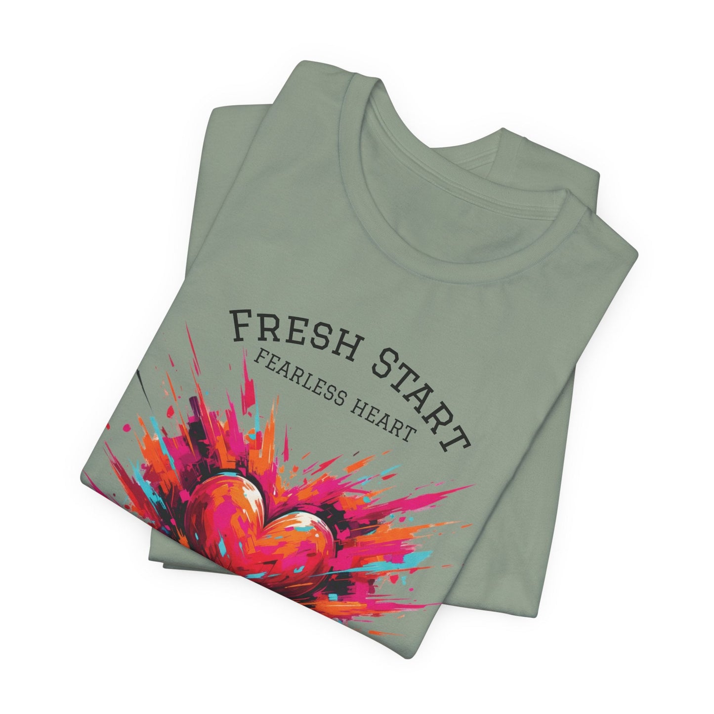 Fresh Start Heart T-Shirt - SJM Print Store