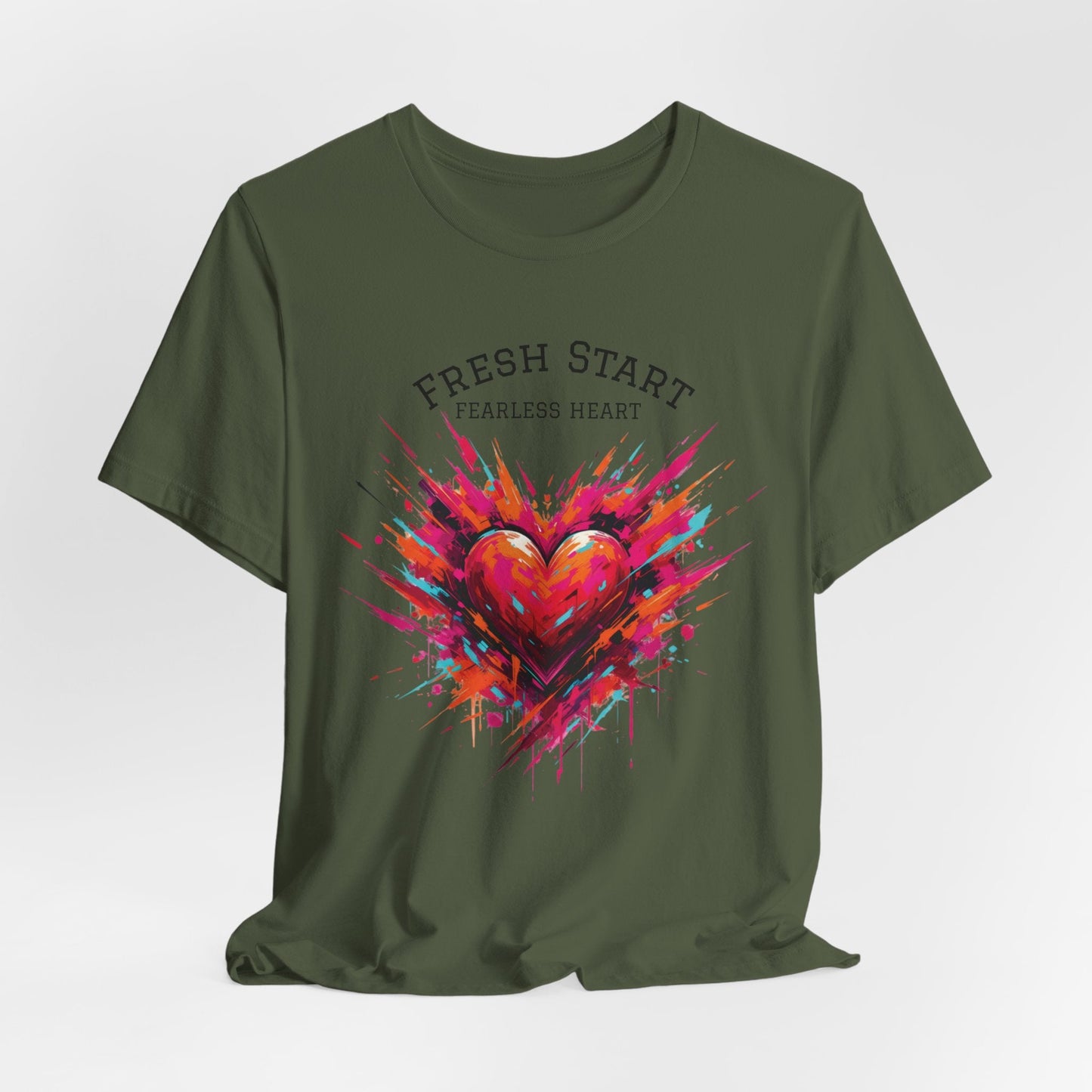 Fresh Start Heart T-Shirt - SJM Print Store