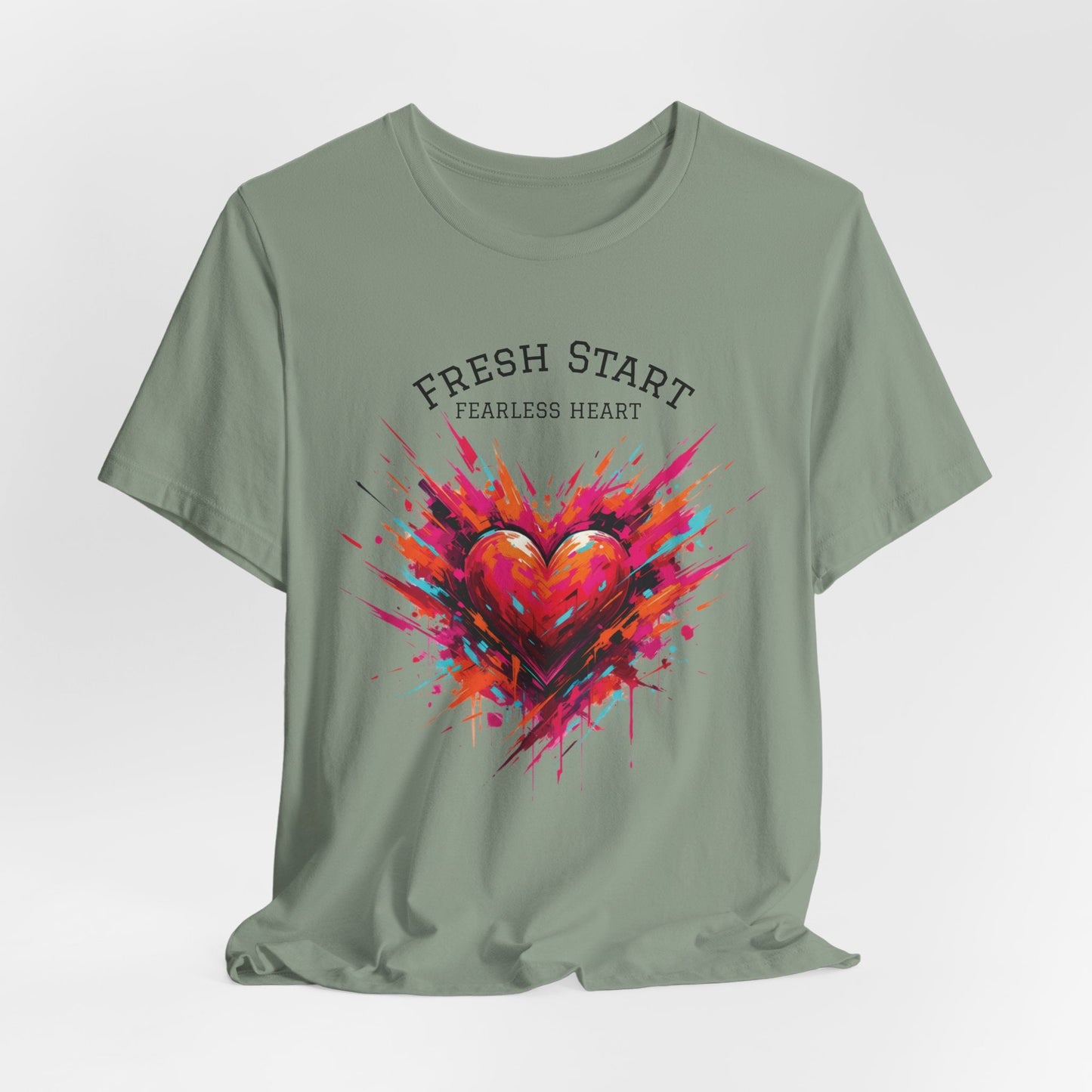 Fresh Start Heart T-Shirt - SJM Print Store
