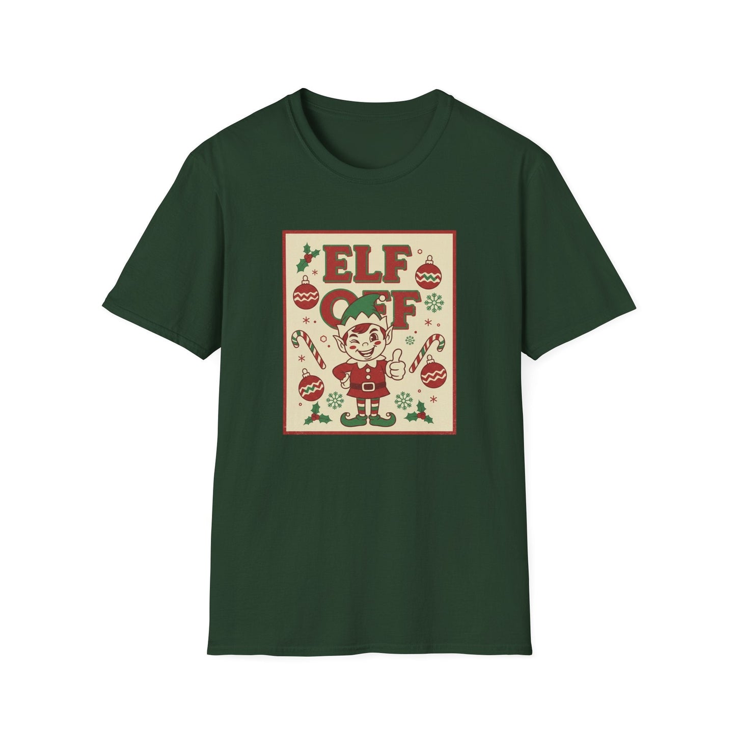 Funny Christmas Elf T-Shirt - SJM Print Store