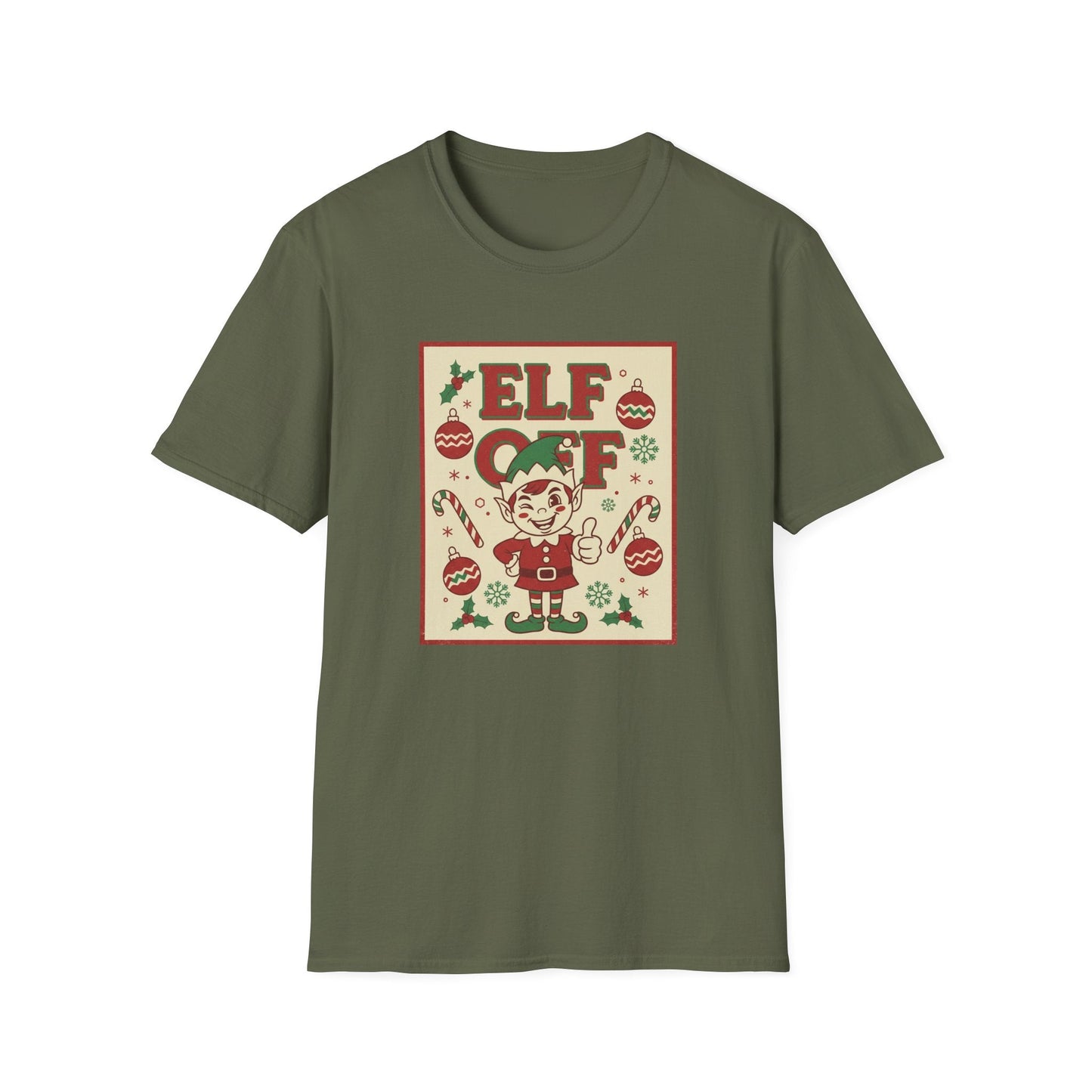 Funny Christmas Elf T-Shirt - SJM Print Store