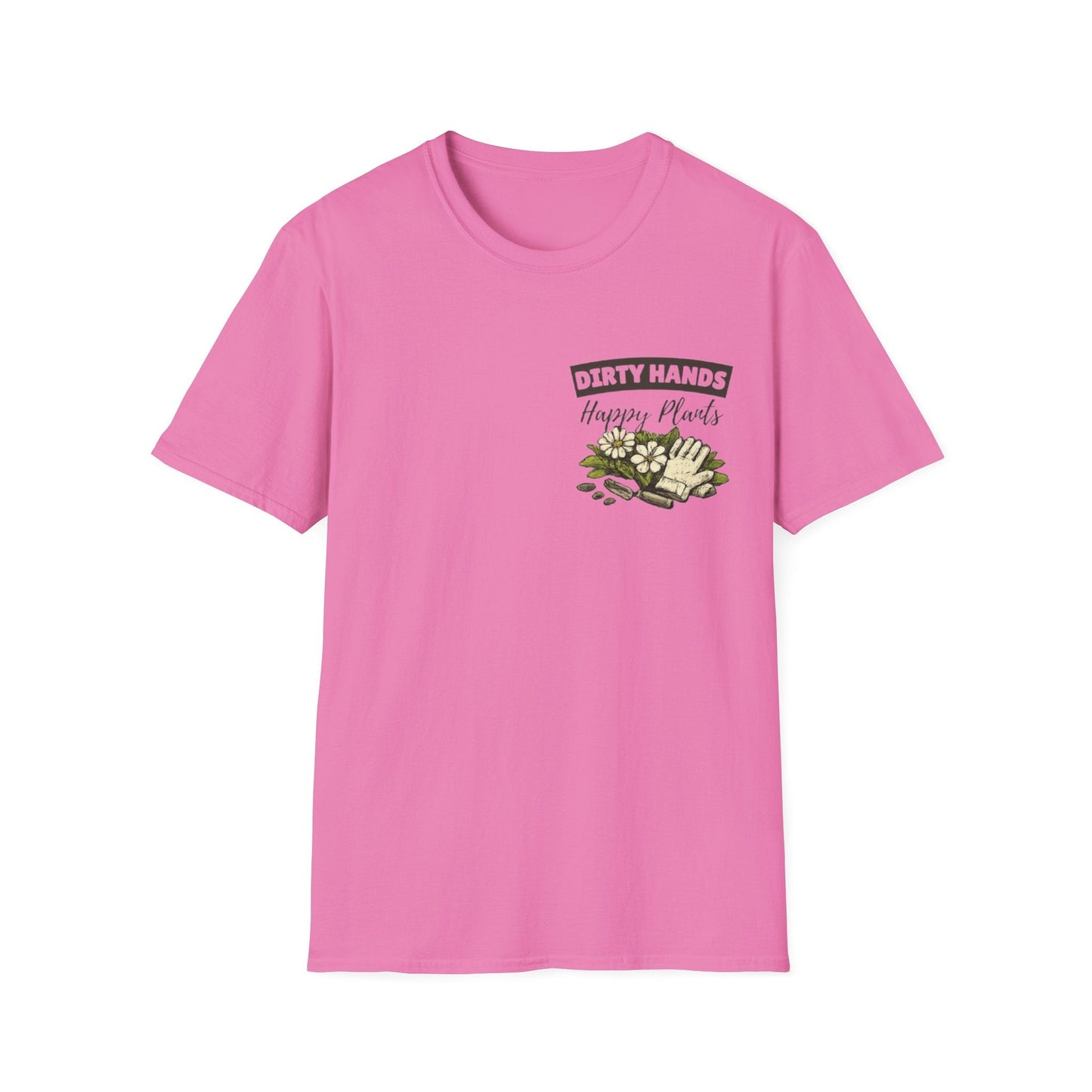 Gardener T-Shirt, Dirty Hands Happy Plants - SJM Print Store