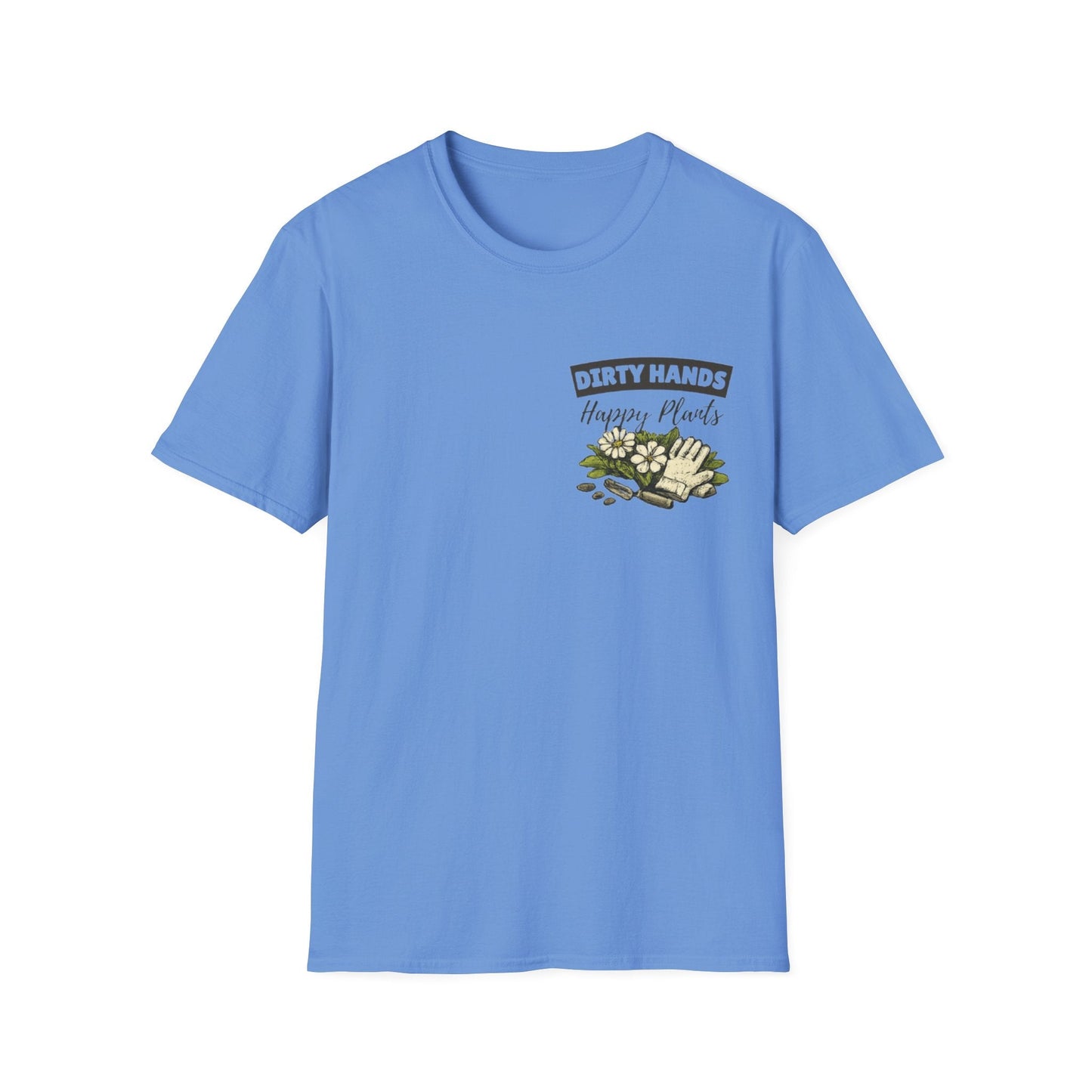 Gardener T-Shirt, Dirty Hands Happy Plants - SJM Print Store