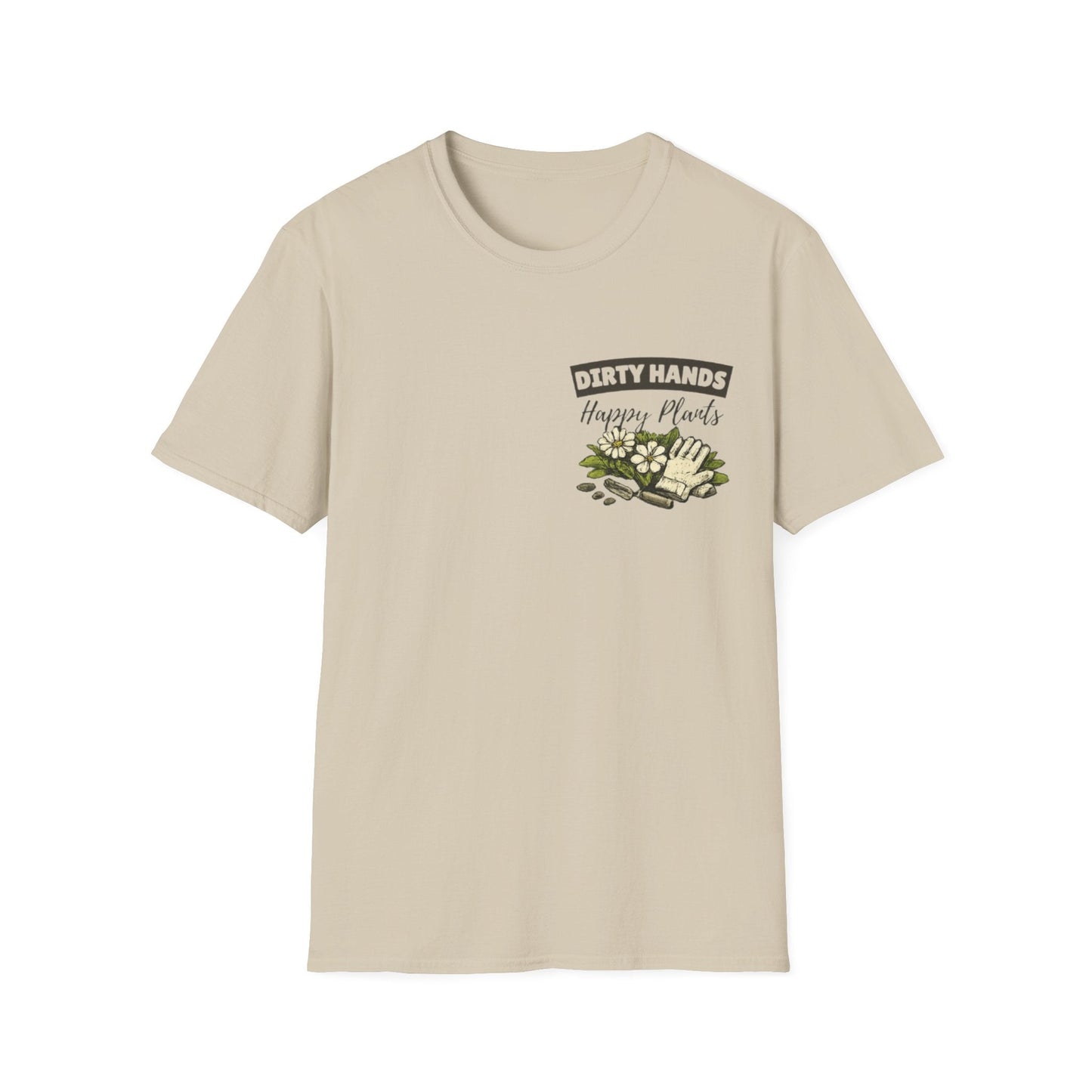 Gardener T-Shirt, Dirty Hands Happy Plants - SJM Print Store
