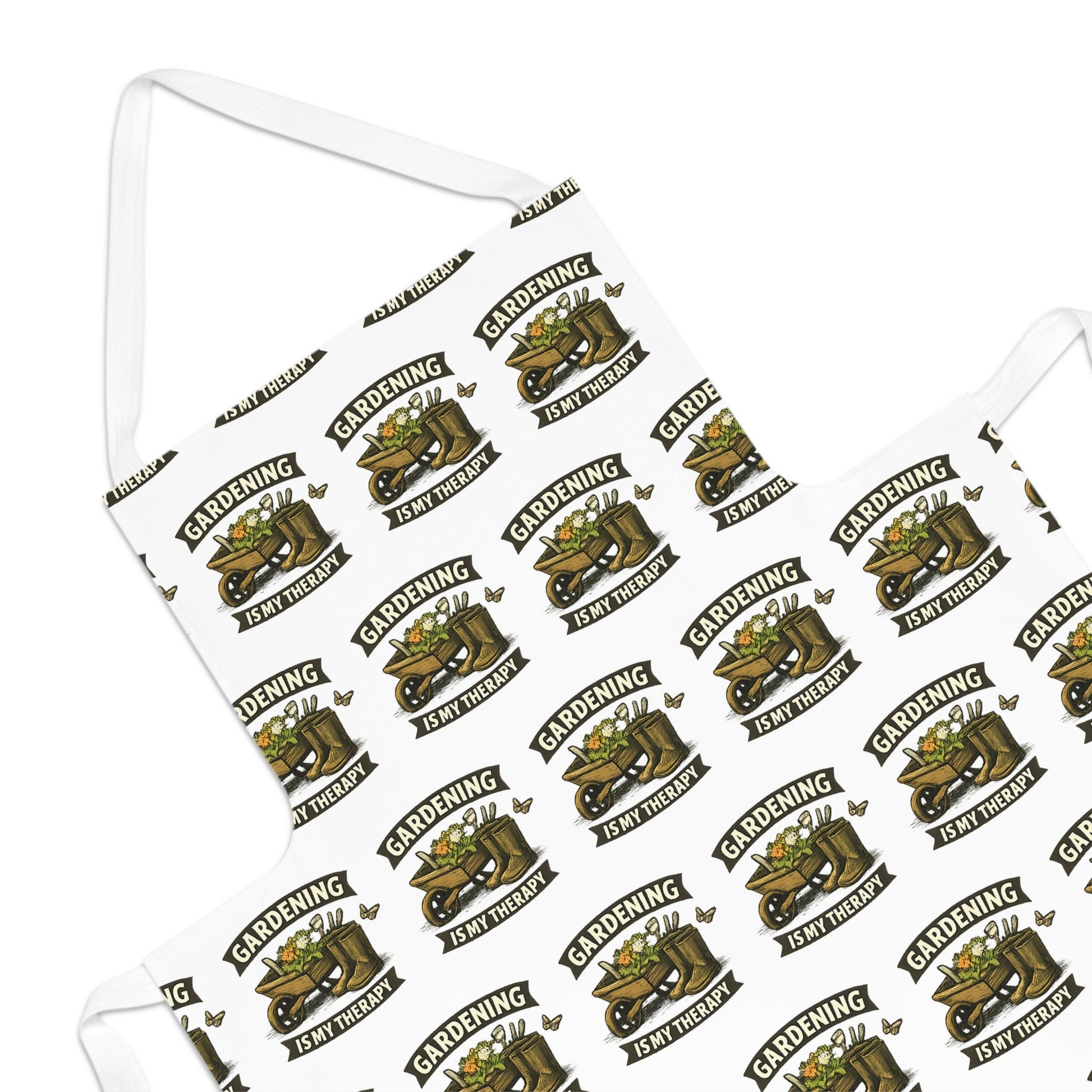 Gardening Is My Therapy Apron - SJM Print Store