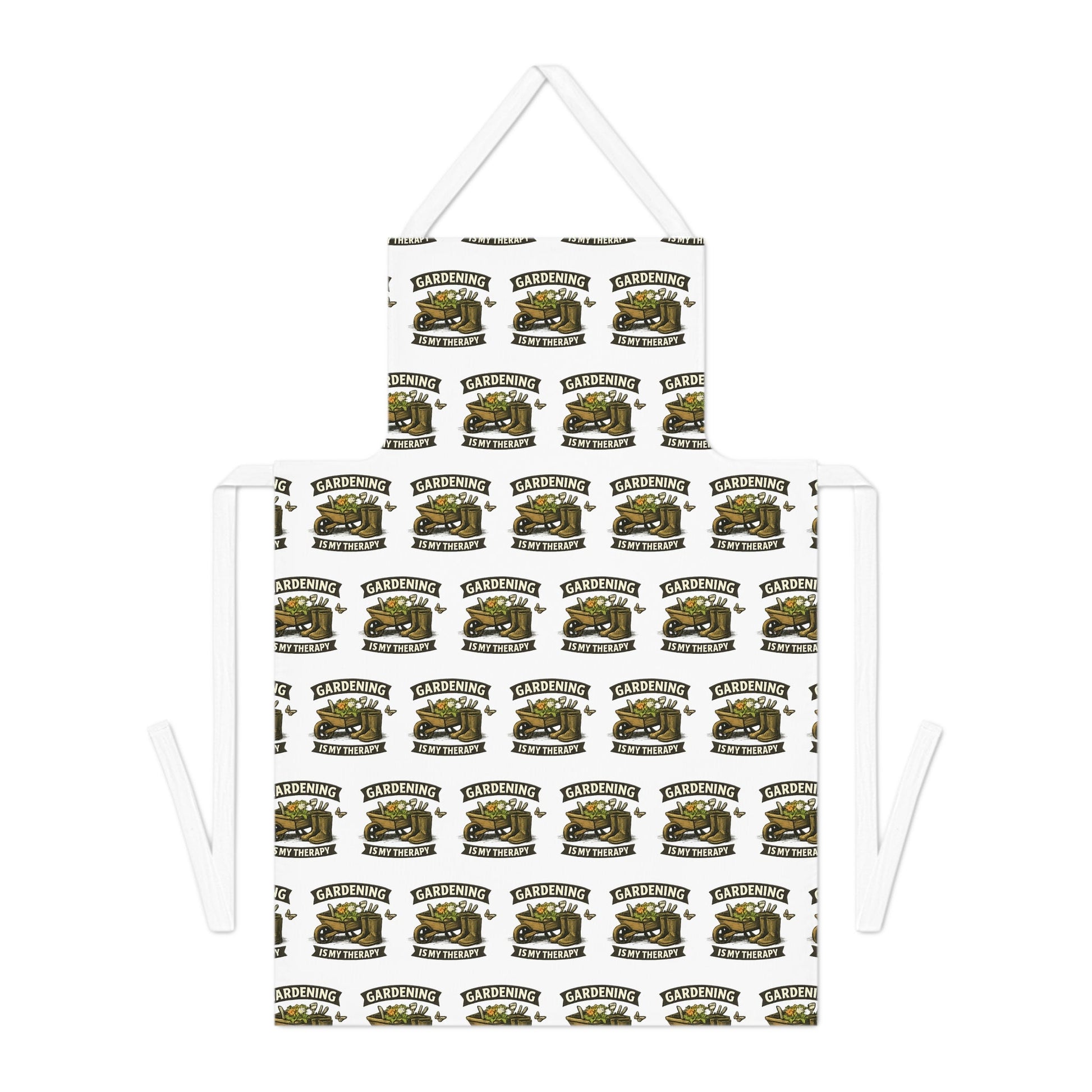Gardening Is My Therapy Apron - SJM Print Store